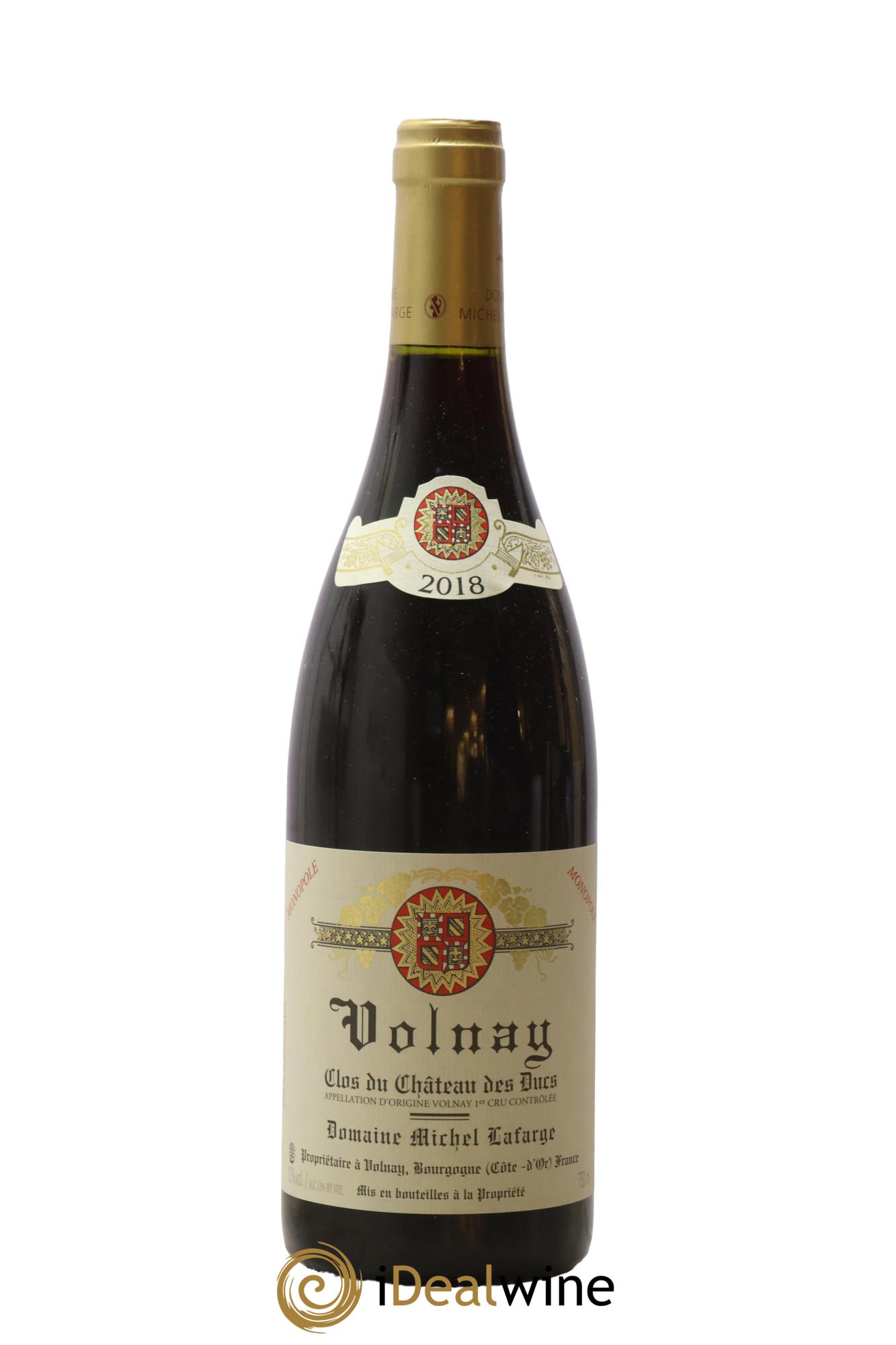 Volnay 1er Cru Clos du Château des Ducs Lafarge (Domaine) 2018 - Lot of 1 bottle - 0