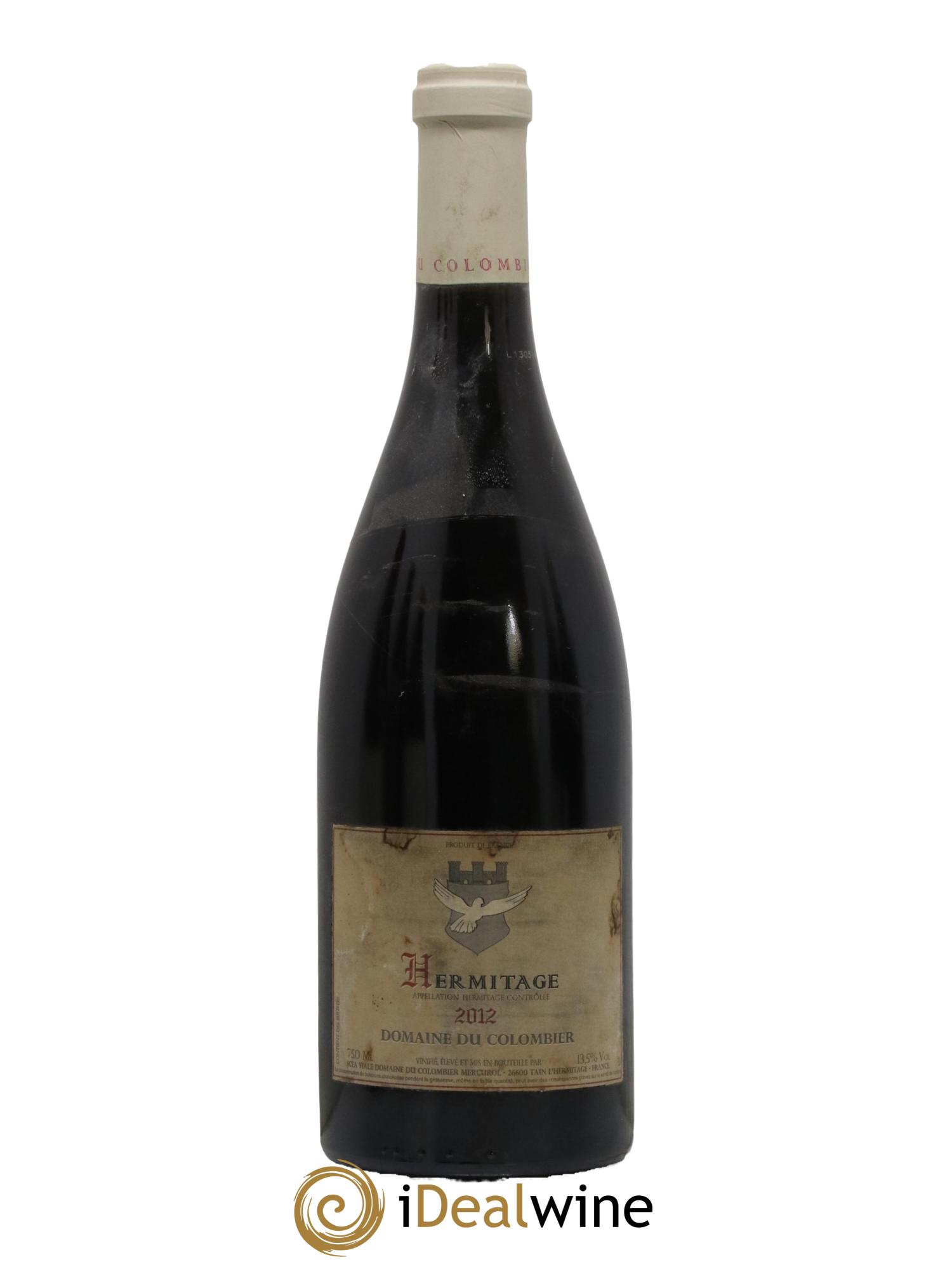 Hermitage Colombier (Domaine du) 2012 - Lot de 1 bouteille - 0