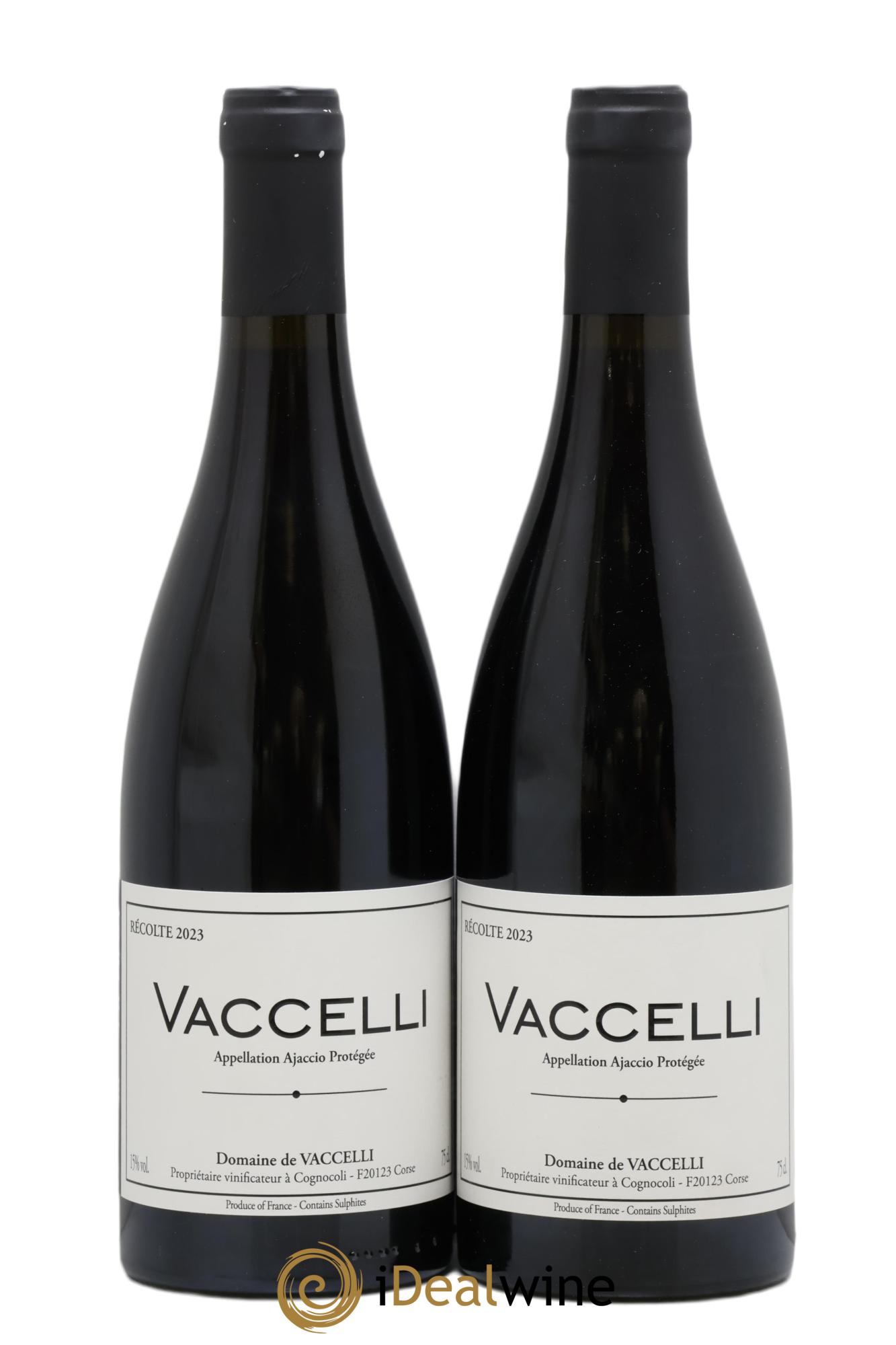Ajaccio Vaccelli 2023 - Posten von 2 Flaschen - 0