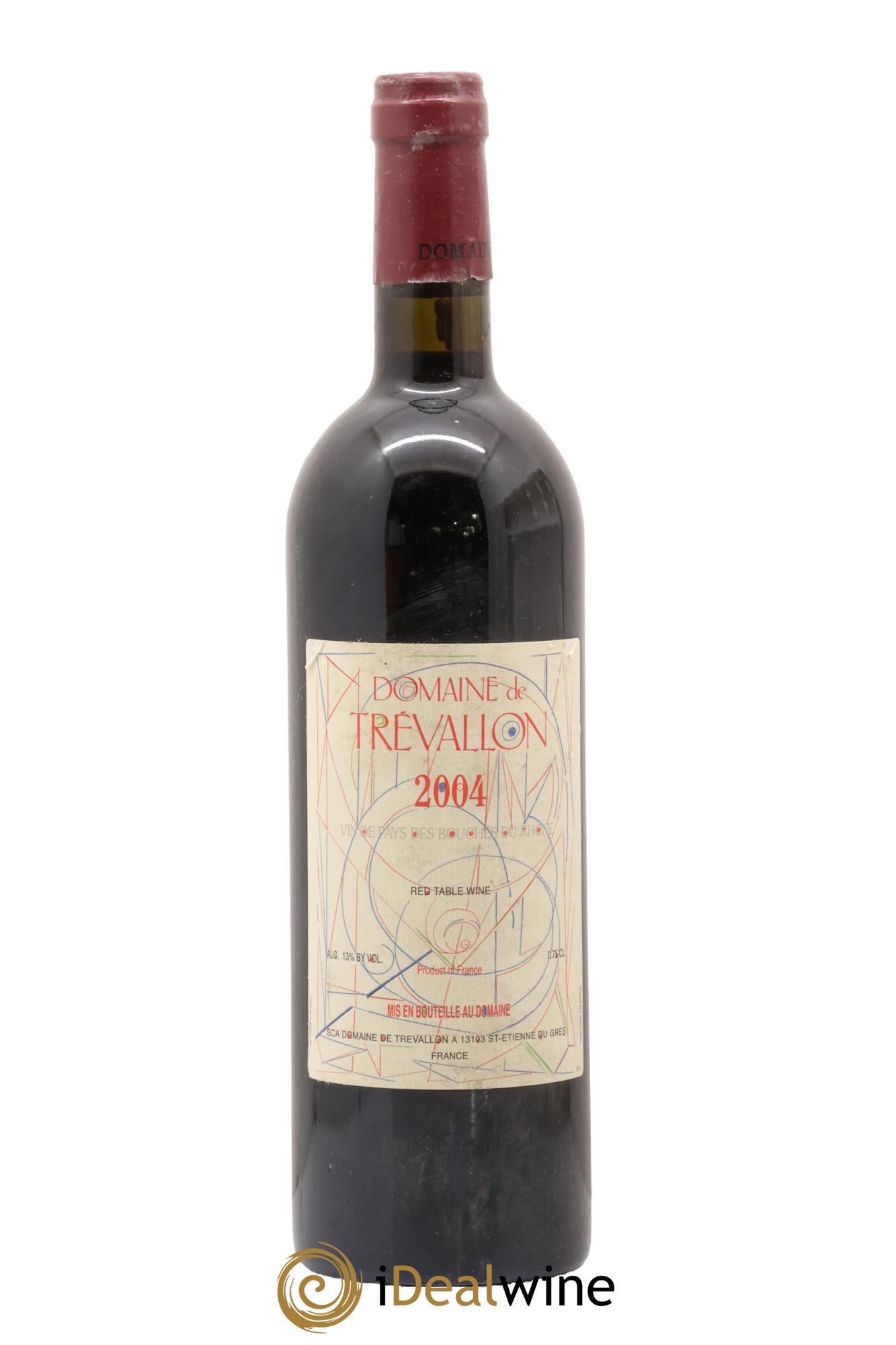 VDP Bouches du Rhône Trévallon (Domaine de) Eloi Dürrbach 2004 - Lot de 1 bouteille - 0