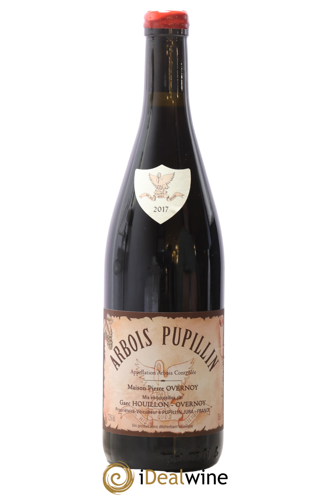 Arbois-Pupillin Poulsard (cire rouge) Overnoy-Houillon (Domaine) 2017 - Lotto di 1 bottiglia - 0
