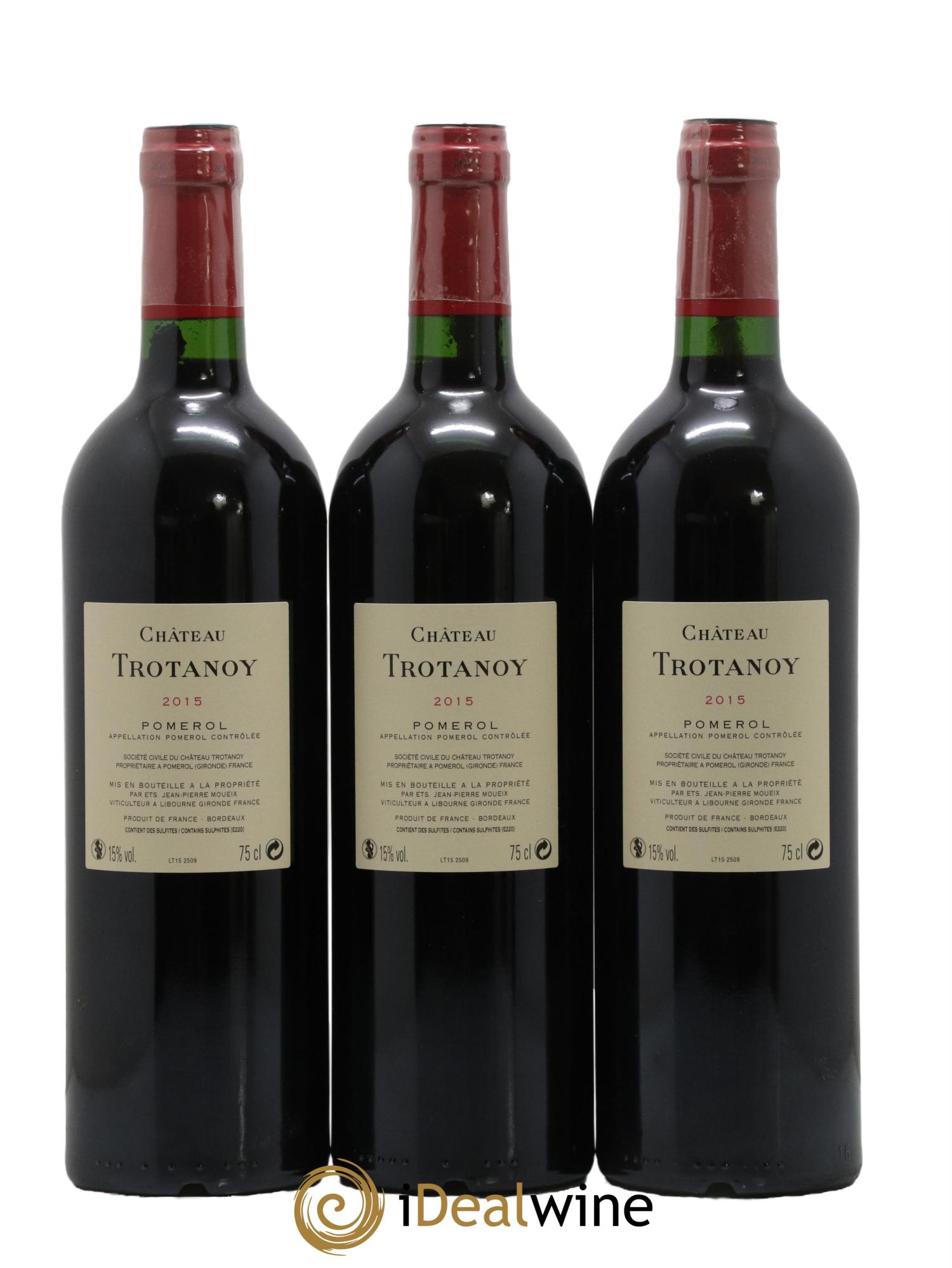 Château Trotanoy 2015 - Lot de 6 bouteilles - 4