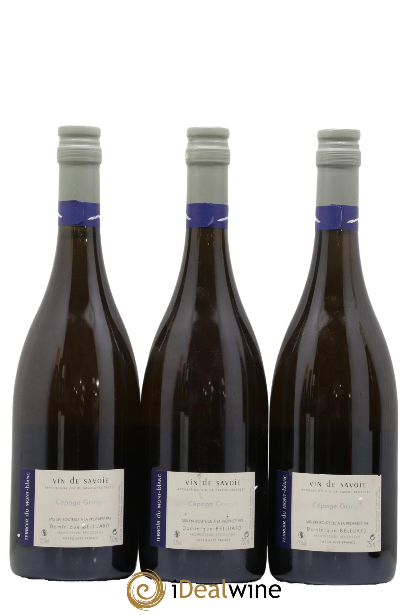Vin de Savoie Les Alpes Domaine Belluard 2018 - Lot de 3 bouteilles - 1