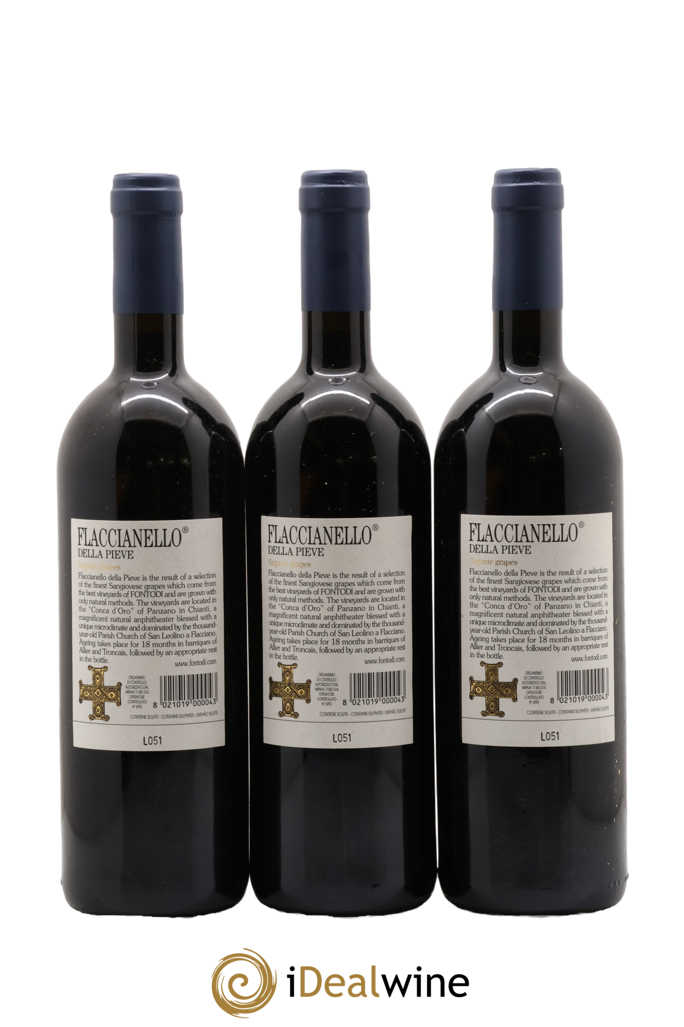 Toscana IGT Flaccianello della Pieve Azienda Agricola Fontodi 2008 - Lot de 6 bouteilles - 4