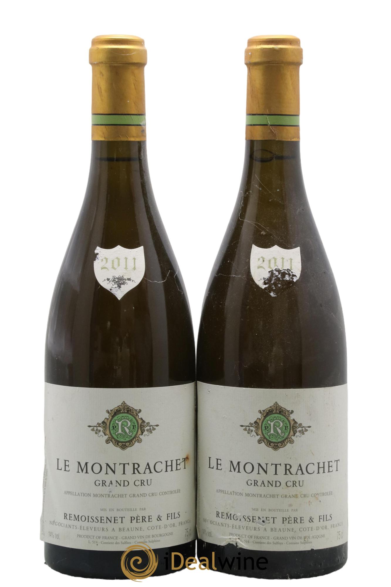 Montrachet Grand Cru Remoissenet Père et Fils 2011 - Lot de 2 bouteilles - 0