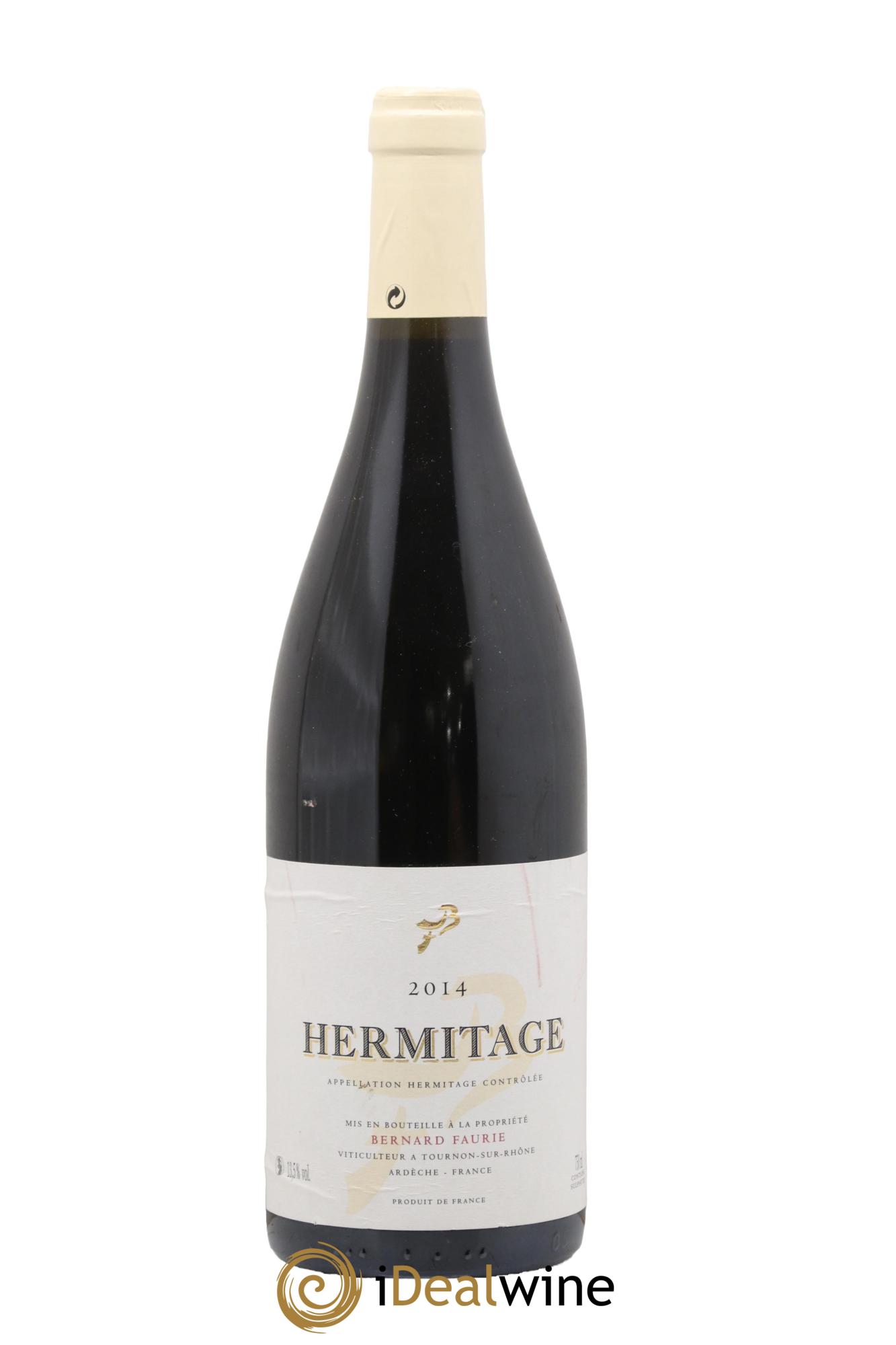 Hermitage Greffieux Bessards (capsule blanche) Bernard Faurie 2014 - Lot of 1 bottle - 0