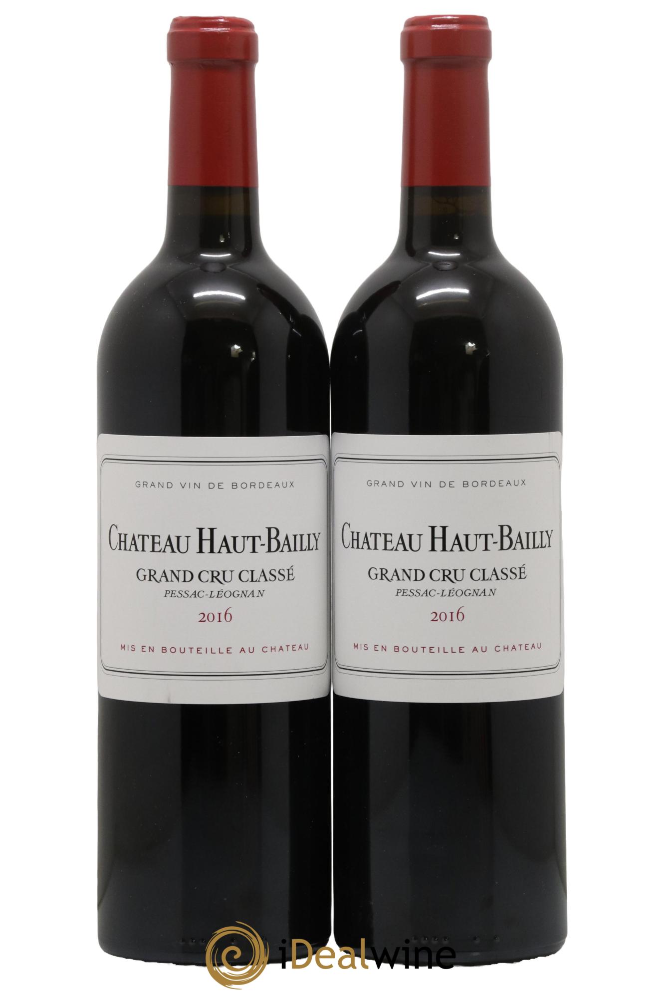 Château Haut-Bailly Cru Classé de Graves 2016 - Lot de 2 bouteilles - 0
