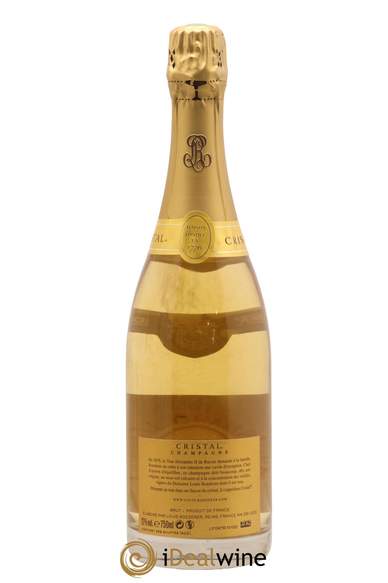 Cristal Louis Roederer 2012 - Lote de 1 botella - 2