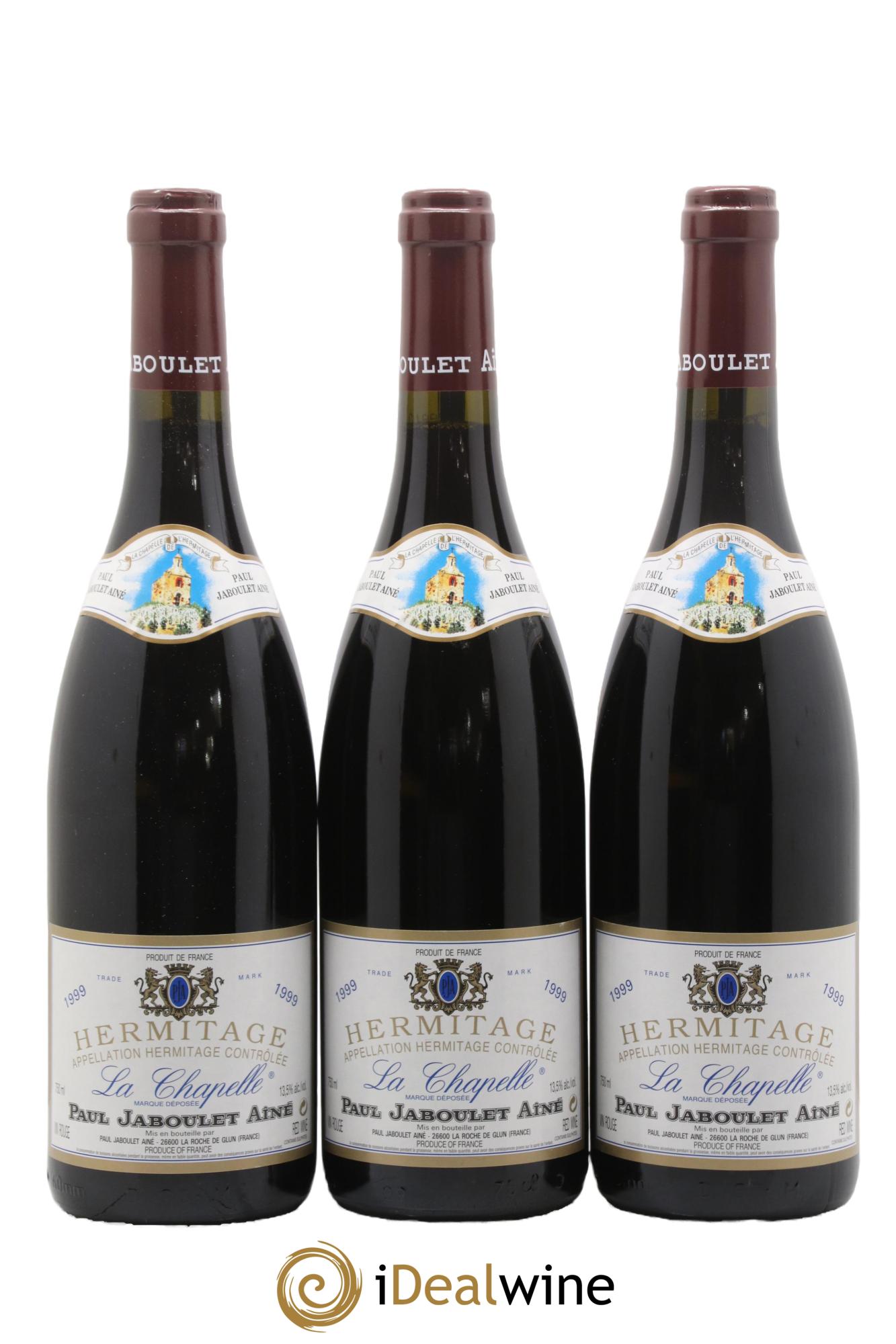 Hermitage La Chapelle Paul Jaboulet Ainé 1999 - Posten von 6 Flaschen - 1