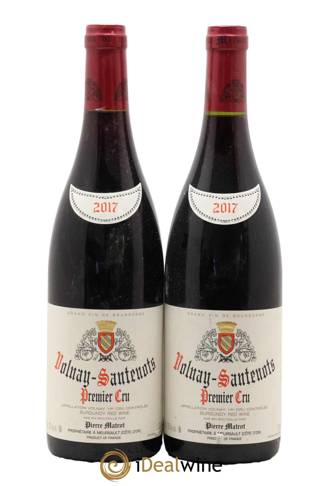 Volnay 1er Cru Santenots Matrot (Domaine) 2017 - Lot de 2 bouteilles - 0