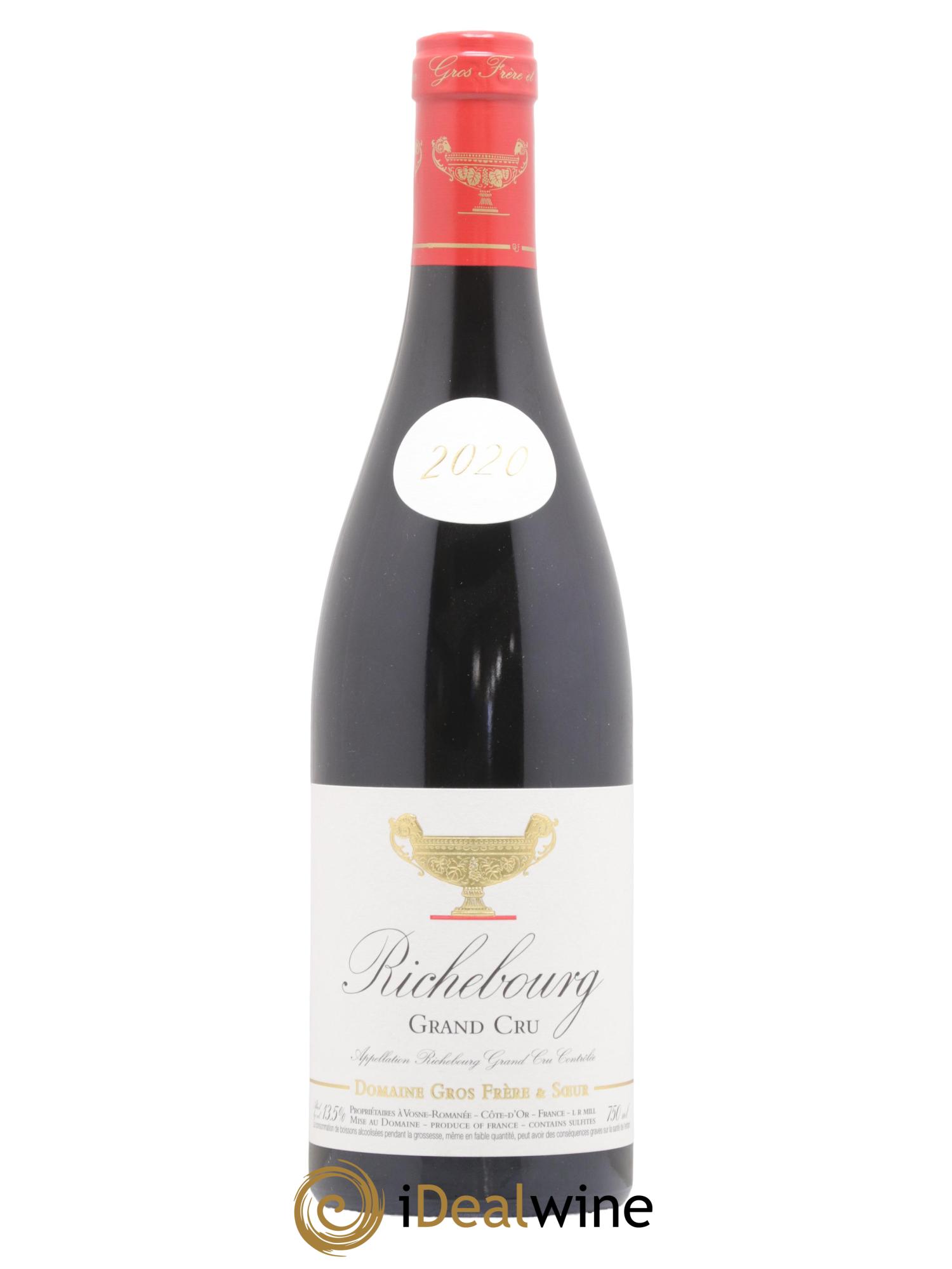 Richebourg Grand Cru Gros Frère & Soeur 2020 - Lot de 1 bouteille - 0