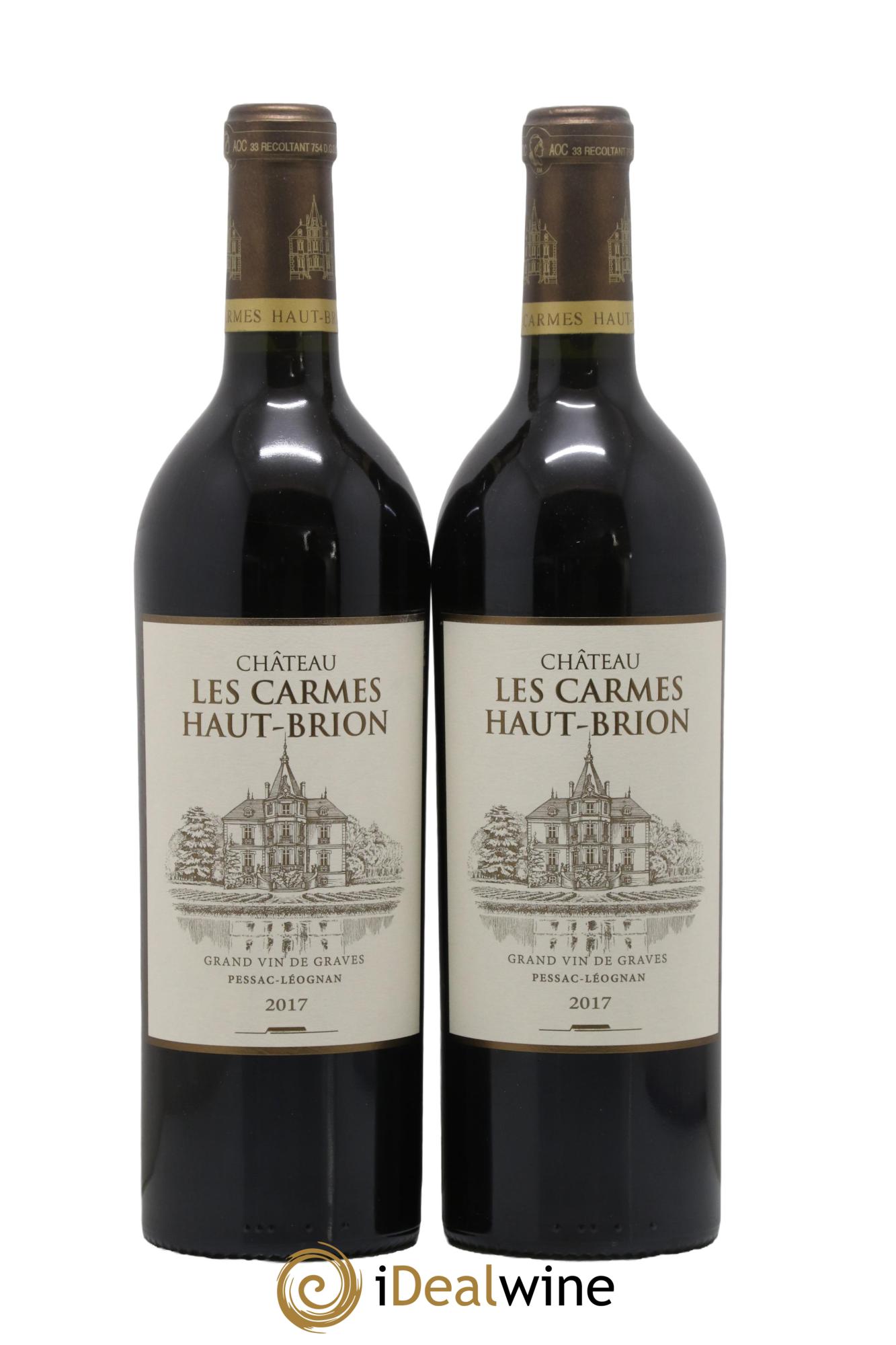 Château Les Carmes Haut-Brion 2017 - Lot de 2 bouteilles - 0