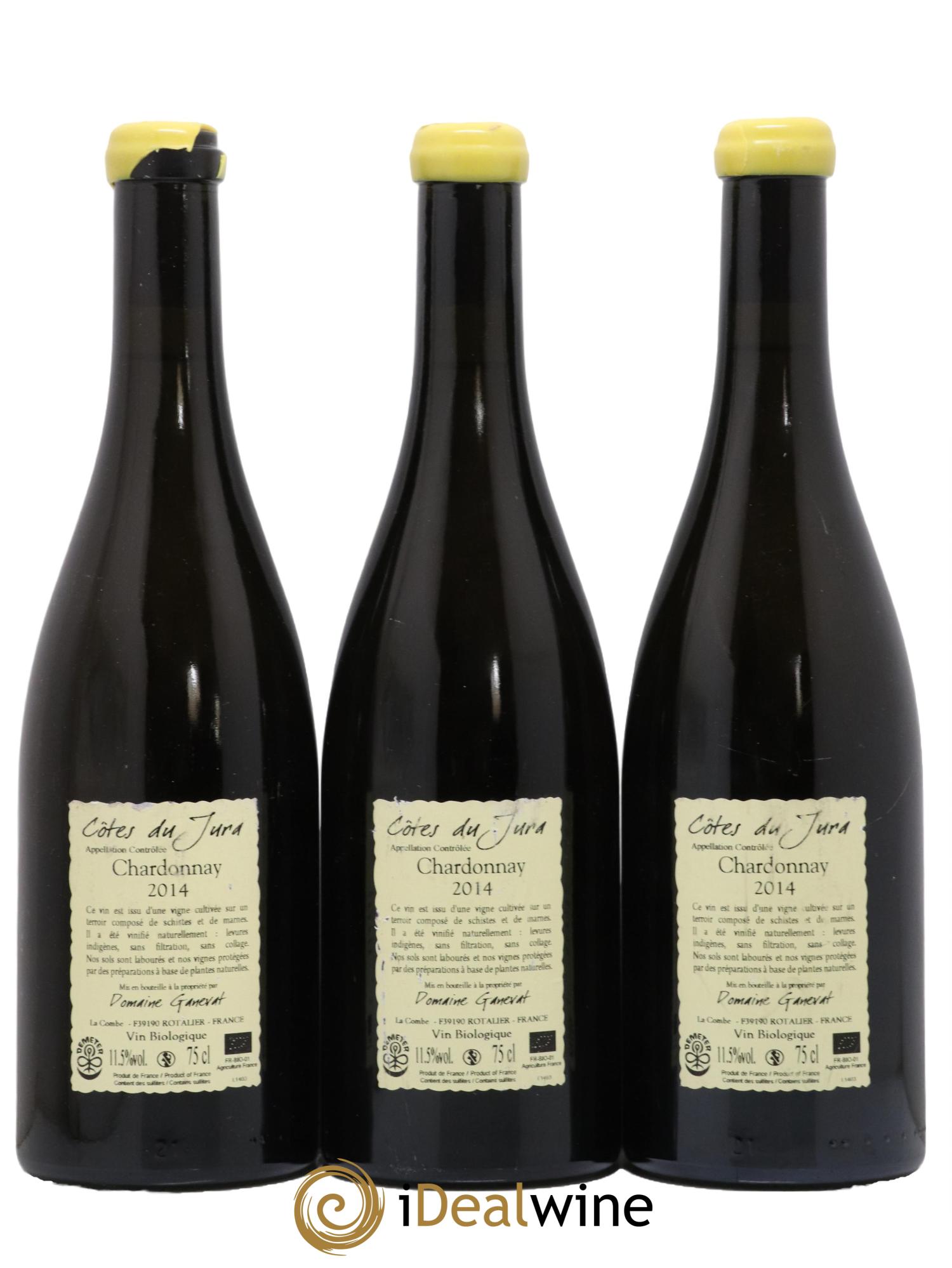 Côtes du Jura Grusse en Billat Jean-François Ganevat (Domaine) 2014 - Lotto di 3 bottiglie - 1