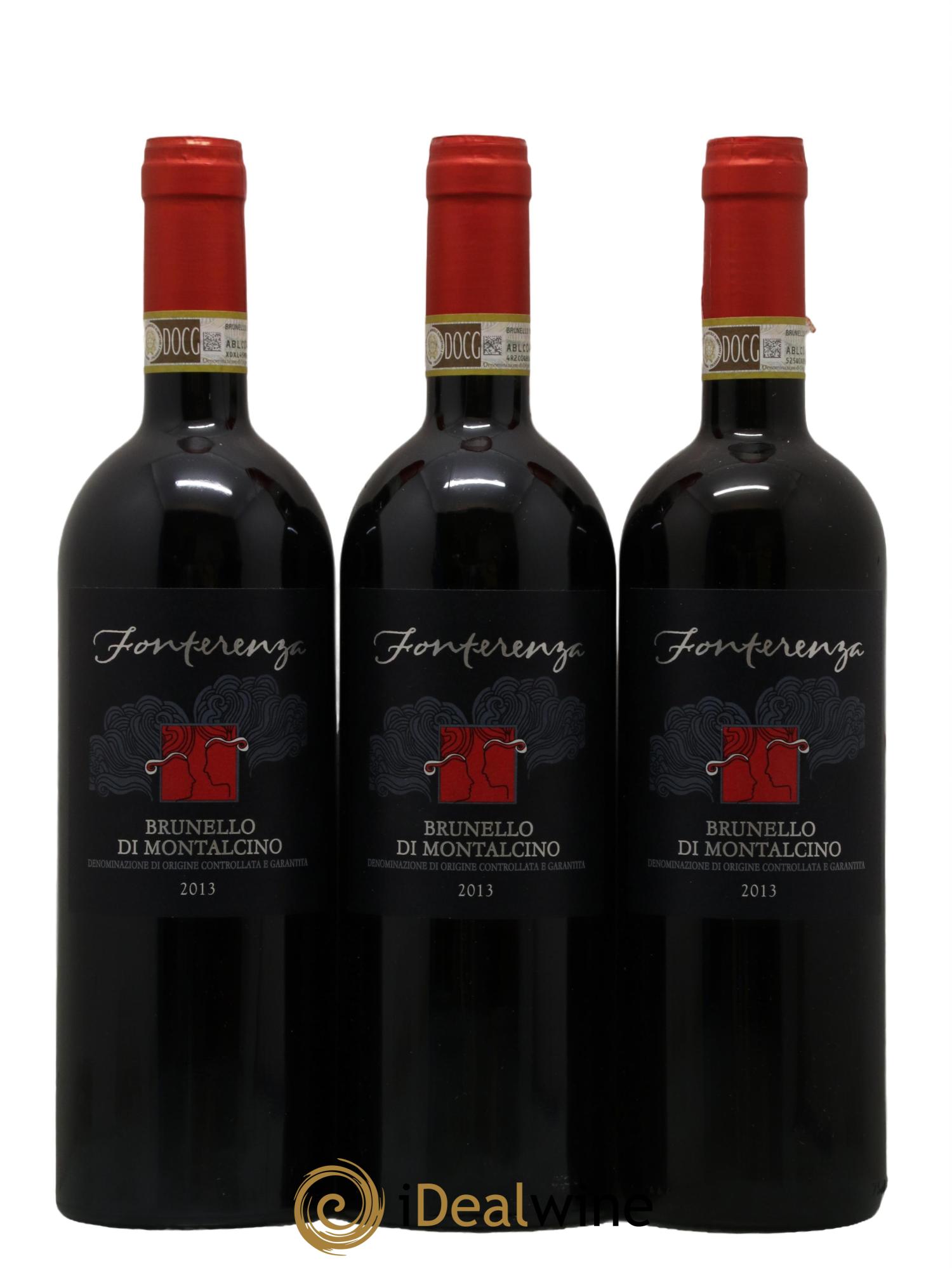 Brunello di Montalcino Fonterenza 2013 - Lot de 3 bouteilles - 0