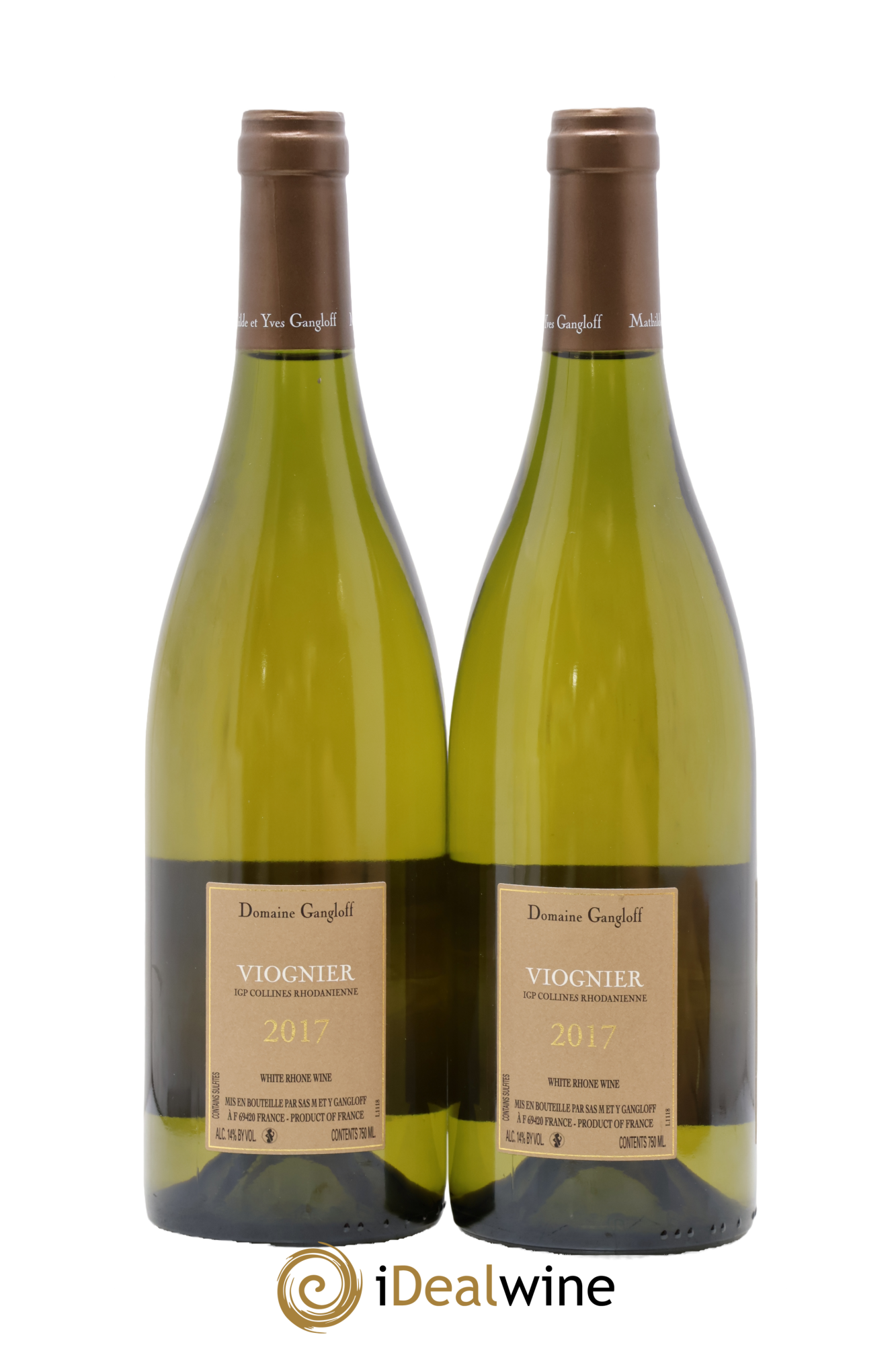 Collines Rhodaniennes Gangloff (Domaine) 2017 - Lot de 2 bouteilles - 1