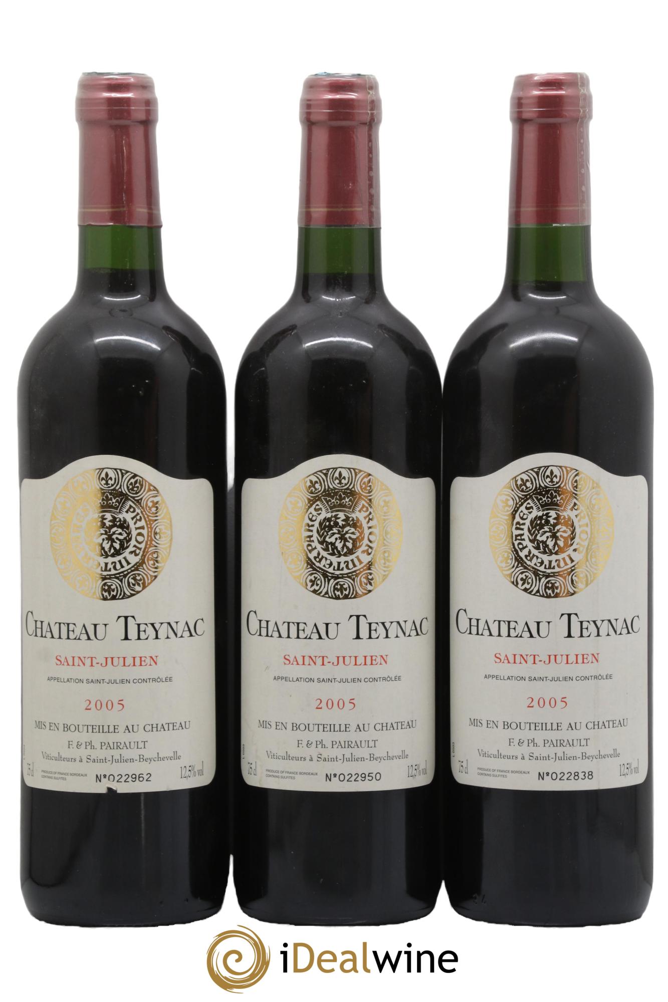 Château Teynac 2005 - Posten von 3 Flaschen - 0
