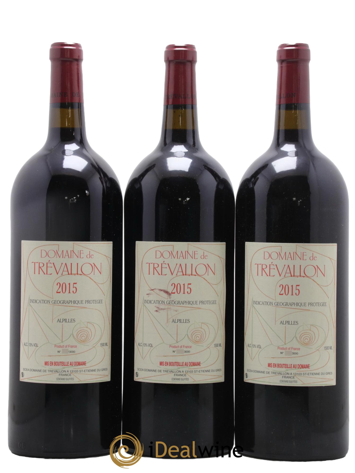 Alpilles Trévallon (Domaine de) Eloi Dürrbach 2015 - Lot de 3 magnums - 0