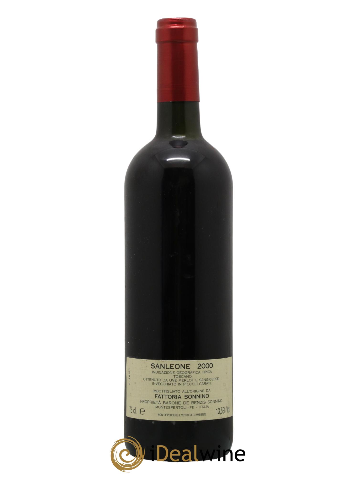 Toscana IGT Sanleone Sonnino 2000 - Lot de 1 bouteille - 1