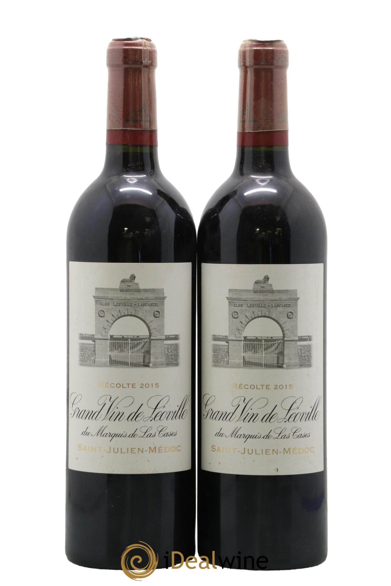 Château Léoville Las Cases 2ème Grand Cru Classé 2015 - Posten von 2 Flaschen - 0