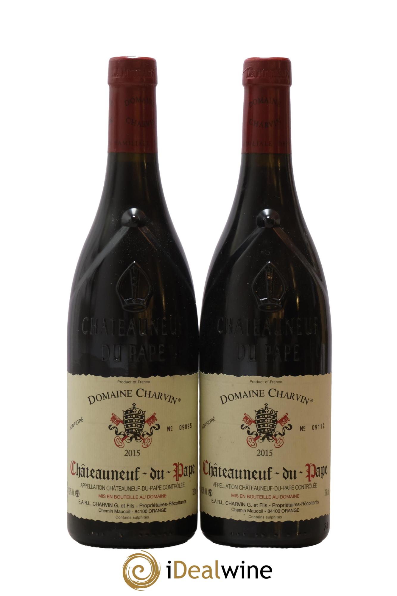Châteauneuf-du-Pape Charvin (Domaine) 2015 - Posten von 2 Flaschen - 0