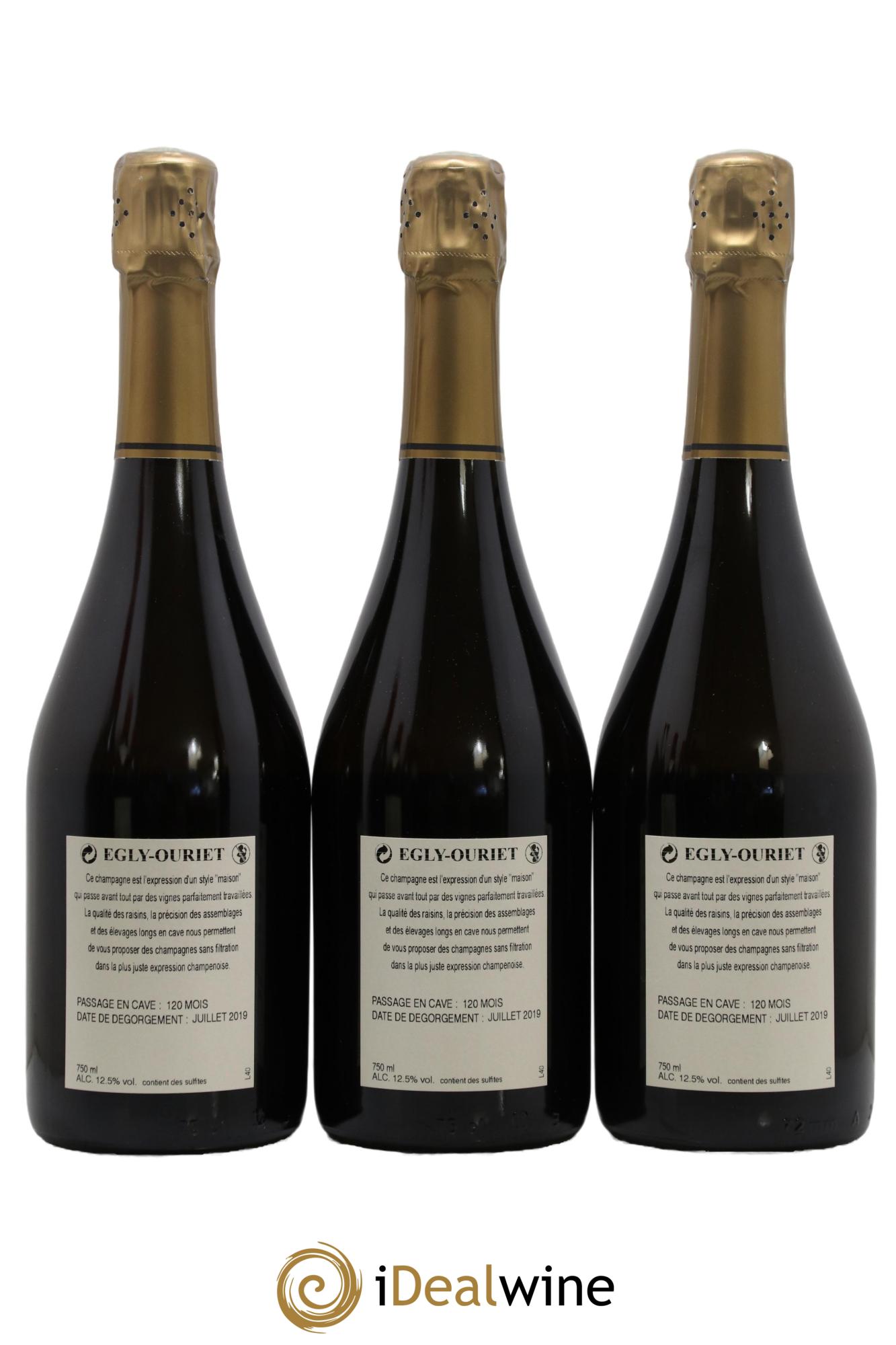 Ambonnay Vieilles Vignes Brut Millésimé Egly-Ouriet 2008 - Lot of 3 bottles - 1