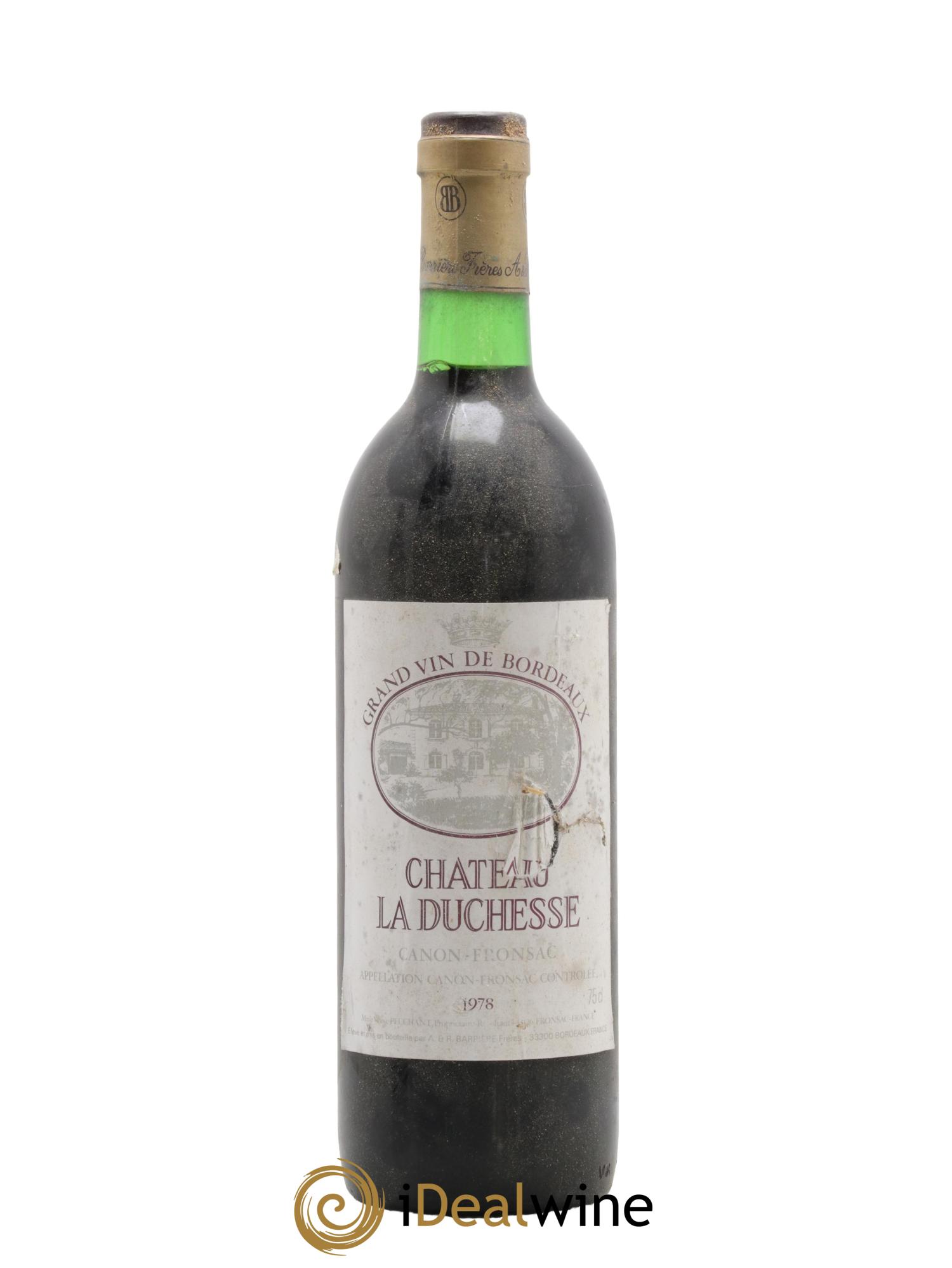 Canon-Fronsac Château La Duchesse 1978 - Lot de 2 bouteilles - 0