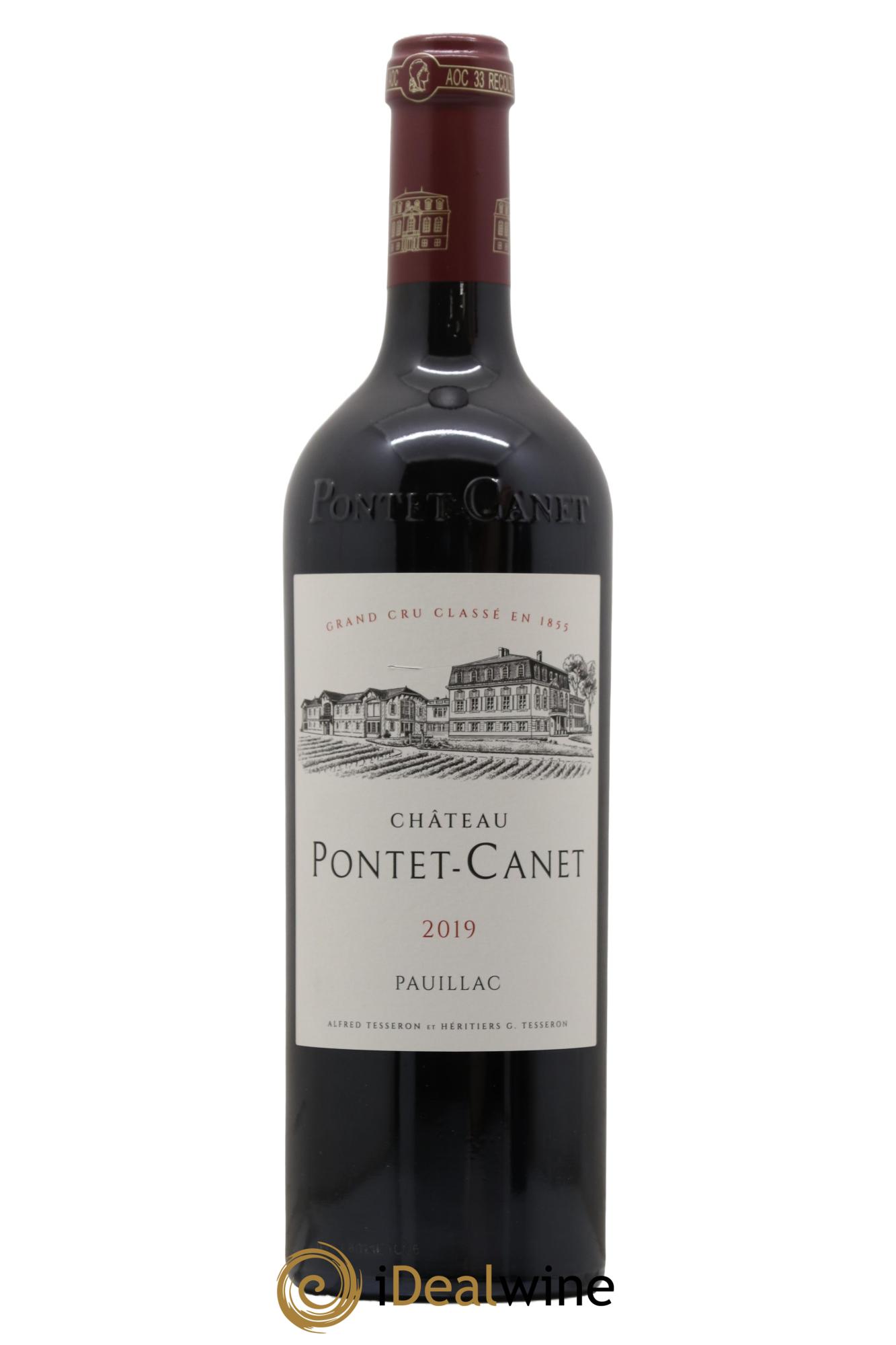 Château Pontet Canet 5ème Grand Cru Classé 2019 - Lot de 1 bouteille - 0