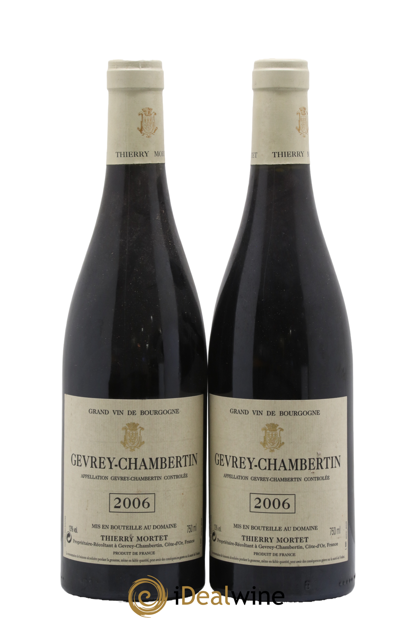 Gevrey-Chambertin Thierry Mortet (Domaine) 2006 - Lot de 2 bouteilles - 0