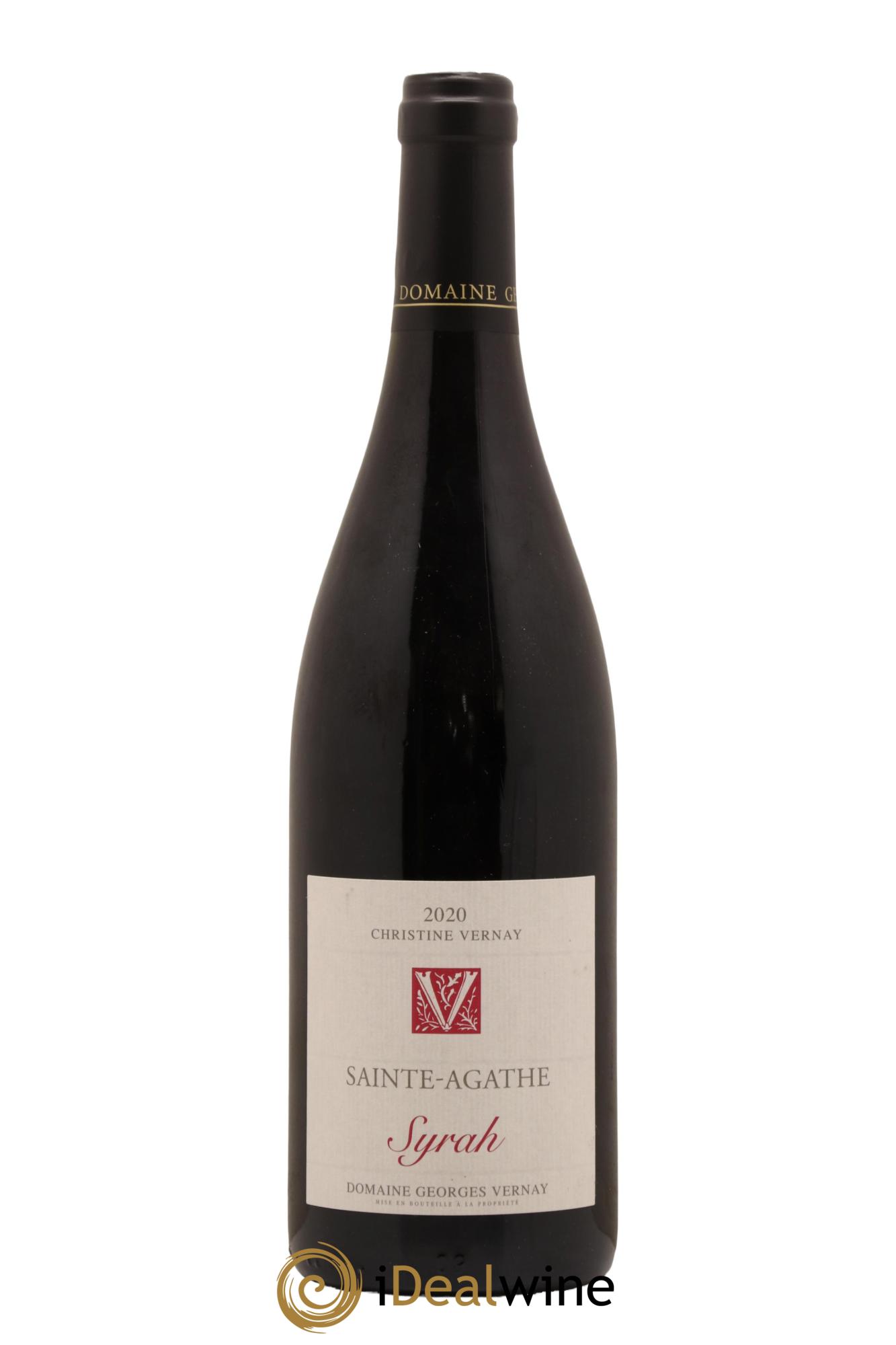 Collines Rhodaniennes Syrah Sainte Agathe Georges Vernay 2020 - Posten von 1 Flasche - 0