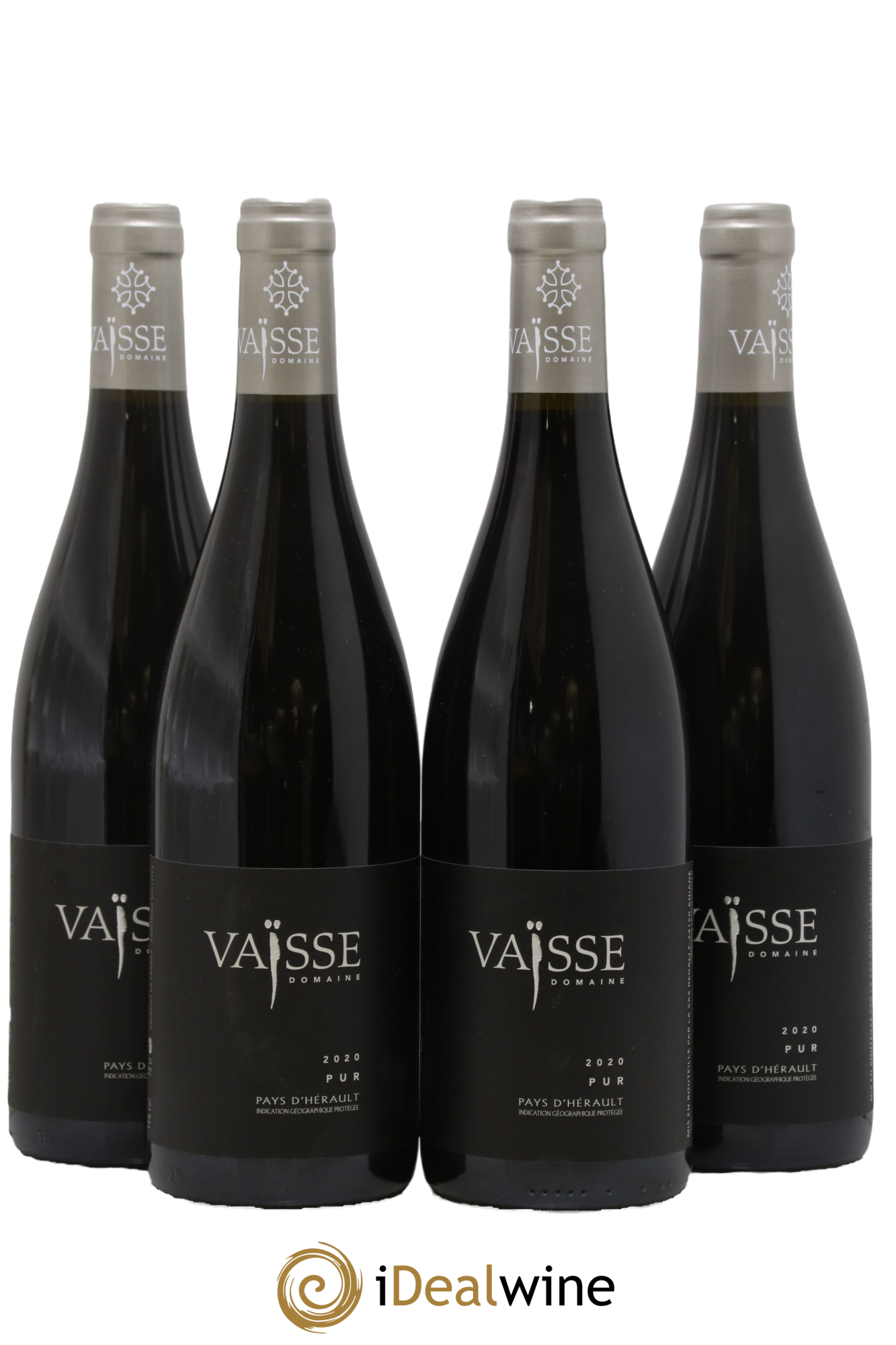 Pays d'Hérault Pur Vaisse (Domaine) 2020 - Lot de 4 bouteilles - 0