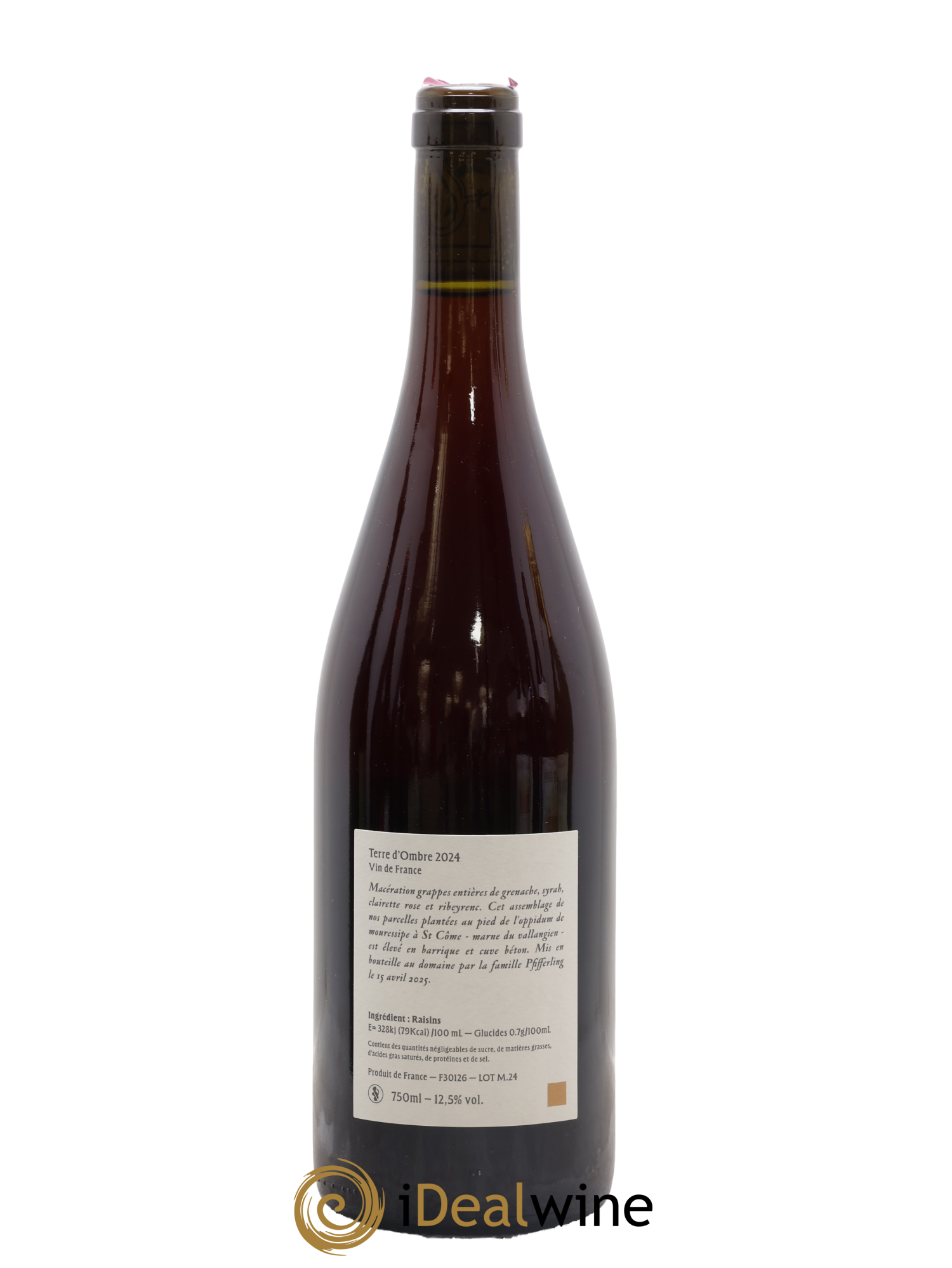 Vin de France Terre d'Ombre L'Anglore 2024 - Lot of 1 bottle - 1