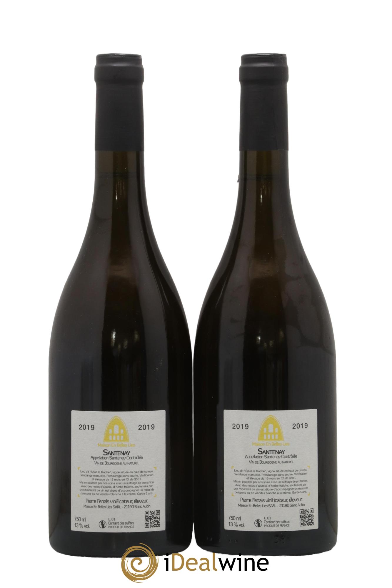Santenay Maison En Belles Lies 2019 - Posten von 2 Flaschen - 1