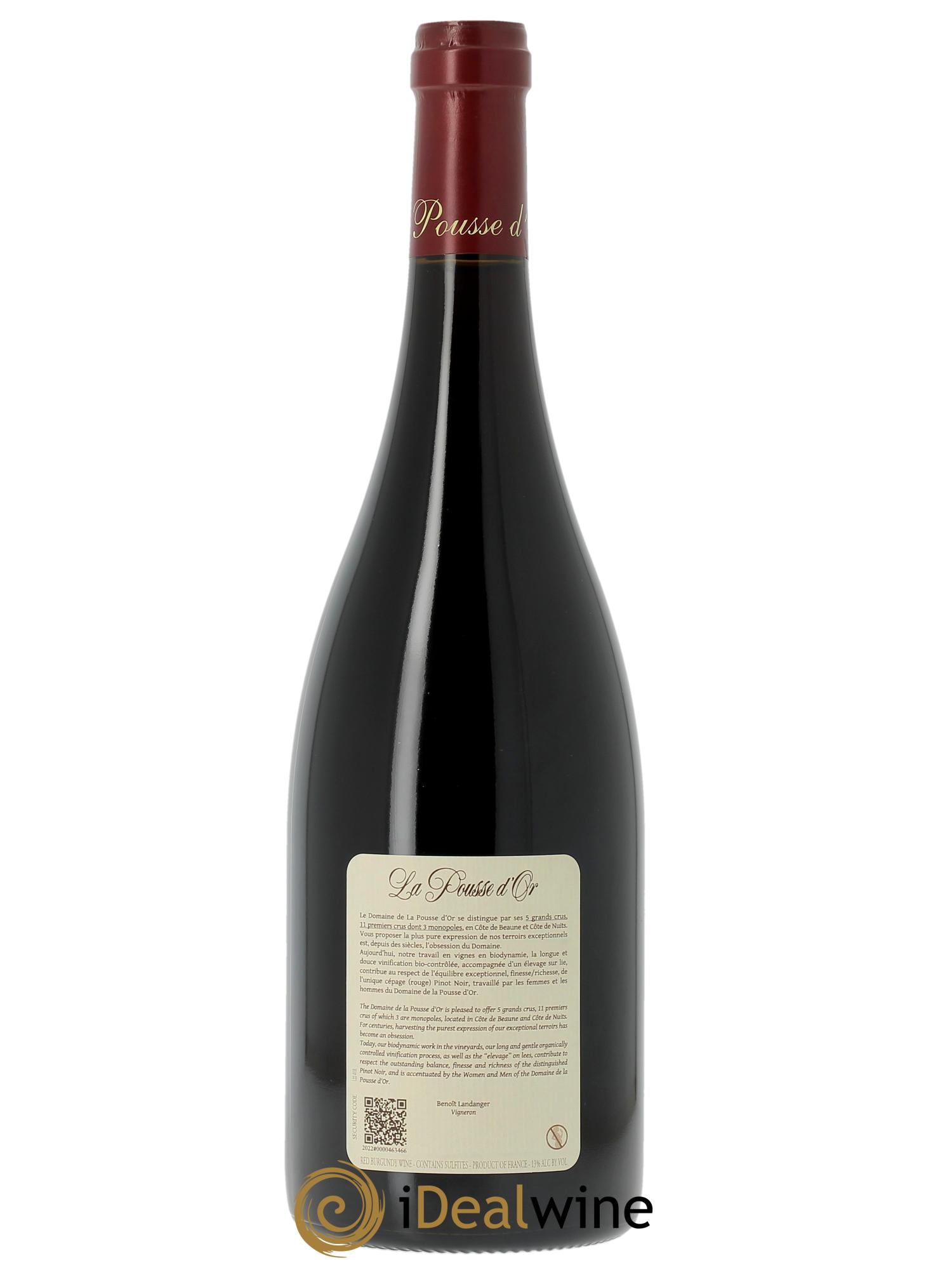 Chambolle-Musigny La Pousse d'Or (Domaine de)   2020 - Lot de 1 bouteille - 3