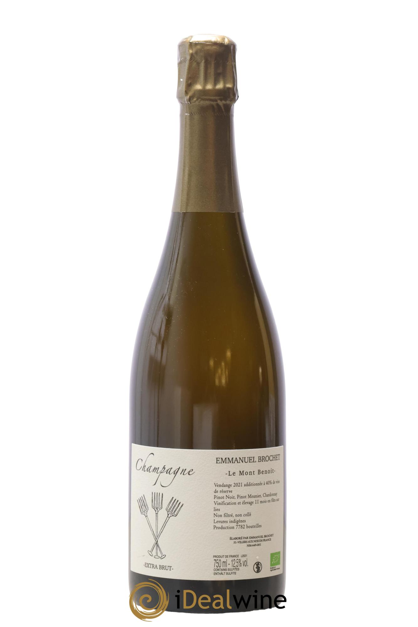 Brut Le Mont Benoît Emmanuel Brochet - Lot de 1 bouteille - 0