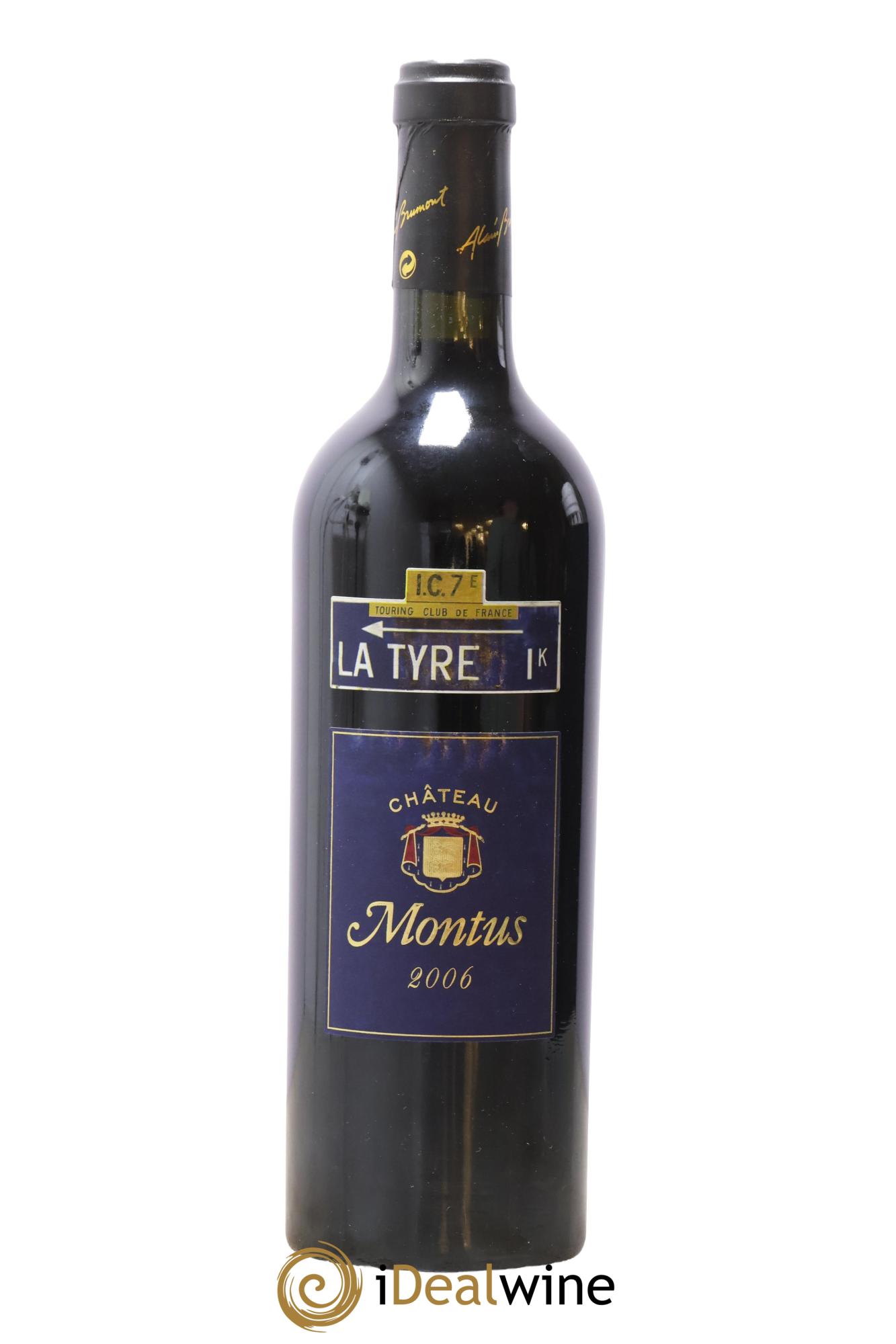 Madiran Château Montus-La Tyre Alain Brumont 2006 - Posten von 1 Flasche - 0