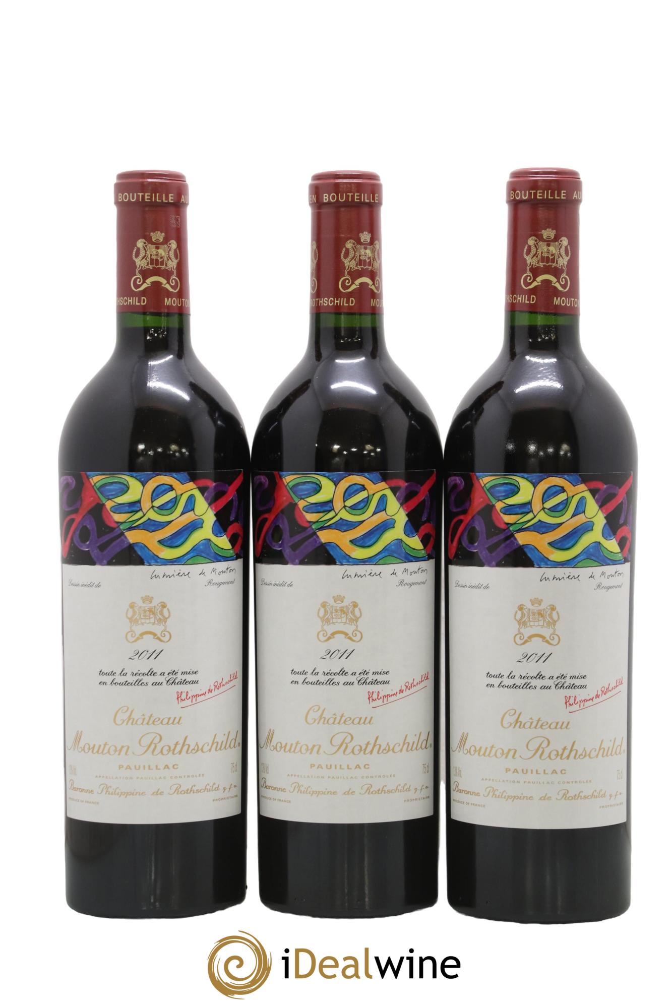 Château Mouton Rothschild 1er Grand Cru Classé 2011 - Lot of 6 bottles - 3