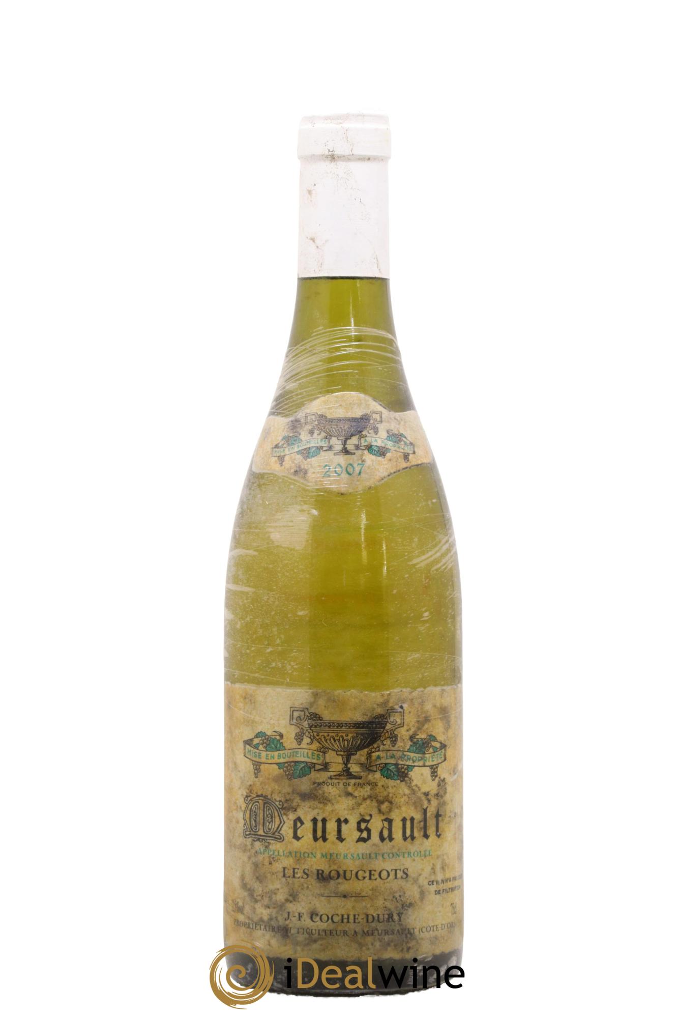 Meursault Les Rougeots Coche Dury (Domaine) 2007 - Lot of 1 bottle - 0