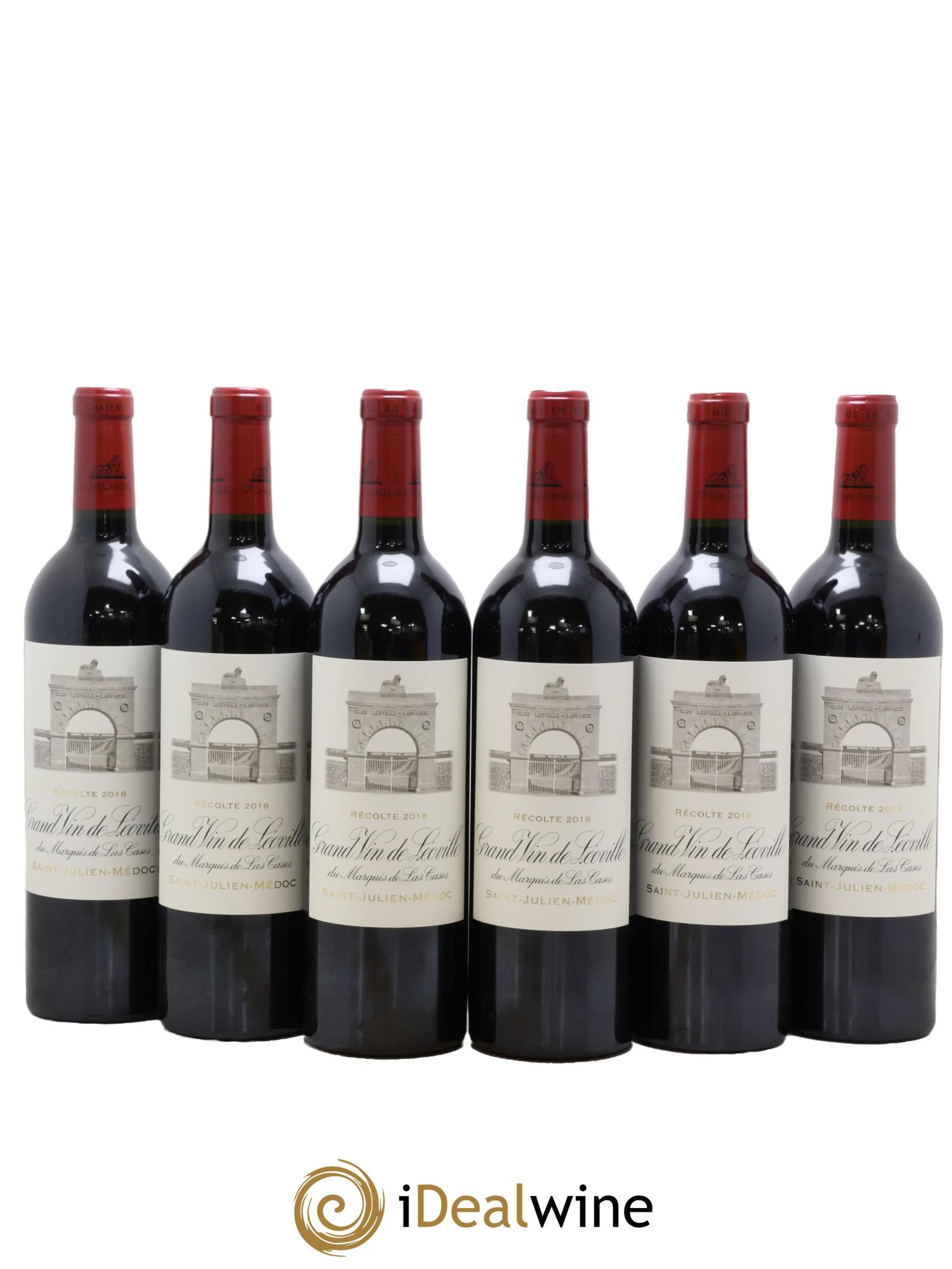 Château Léoville Las Cases 2ème Grand Cru Classé 2018 - Posten von 6 Flaschen - 0