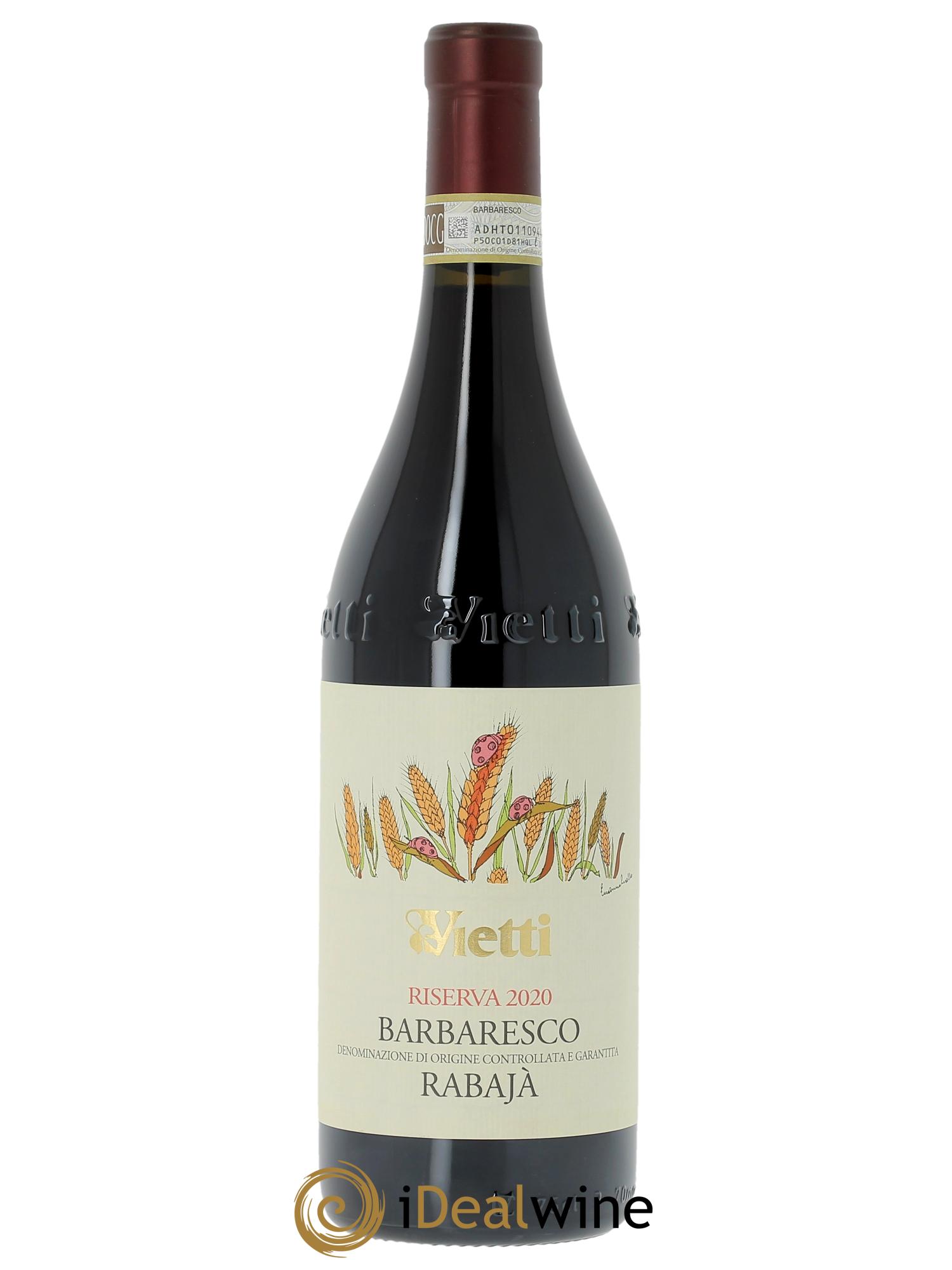 Barbaresco DOCG Riserva Rabaja Vietti  2020 - Posten von 1 Flasche - 1
