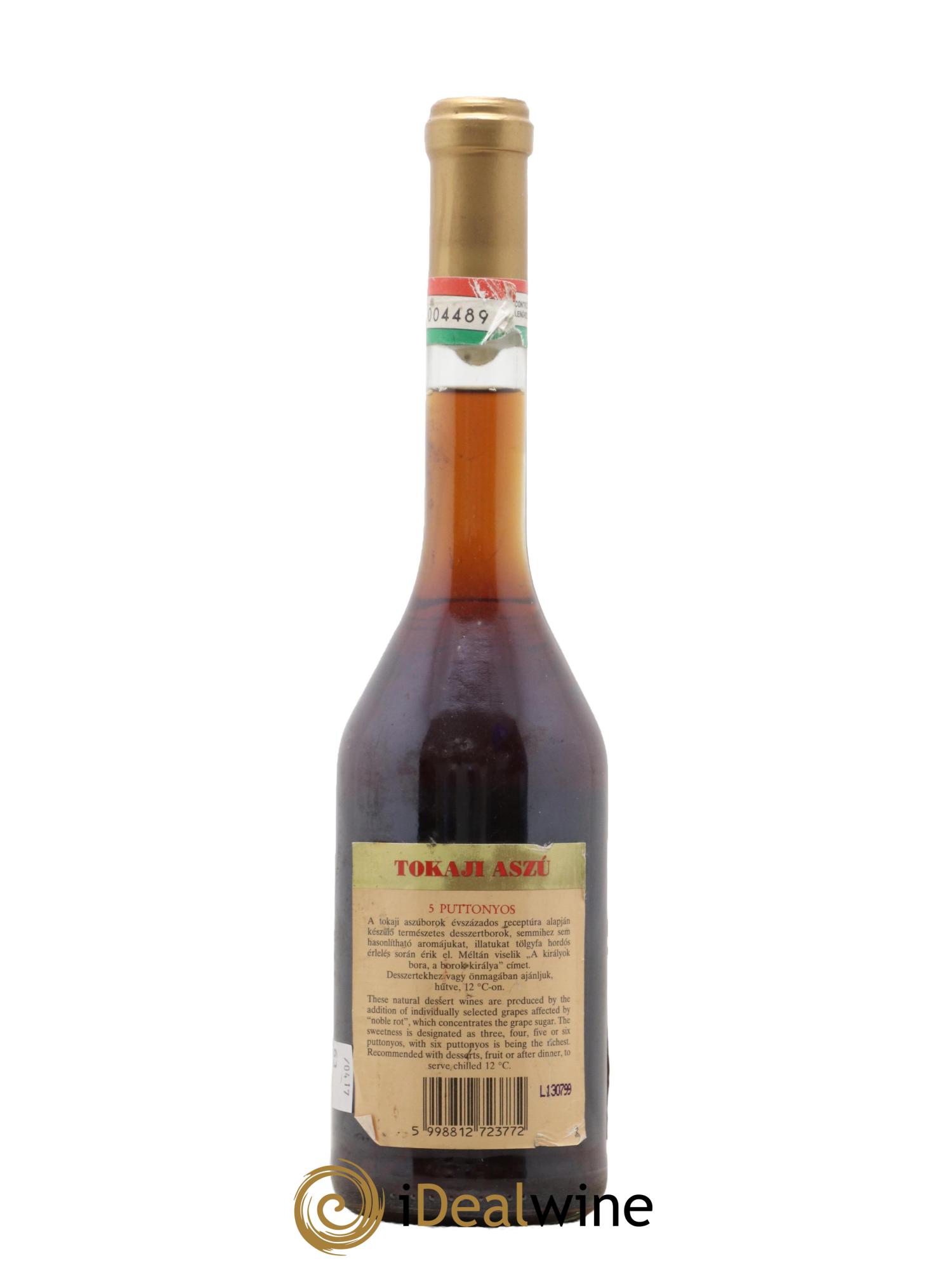 Tokaji Aszu 5 Puttonyos Kereskedohaz 1990 - Lot de 1 format 50cl - 1
