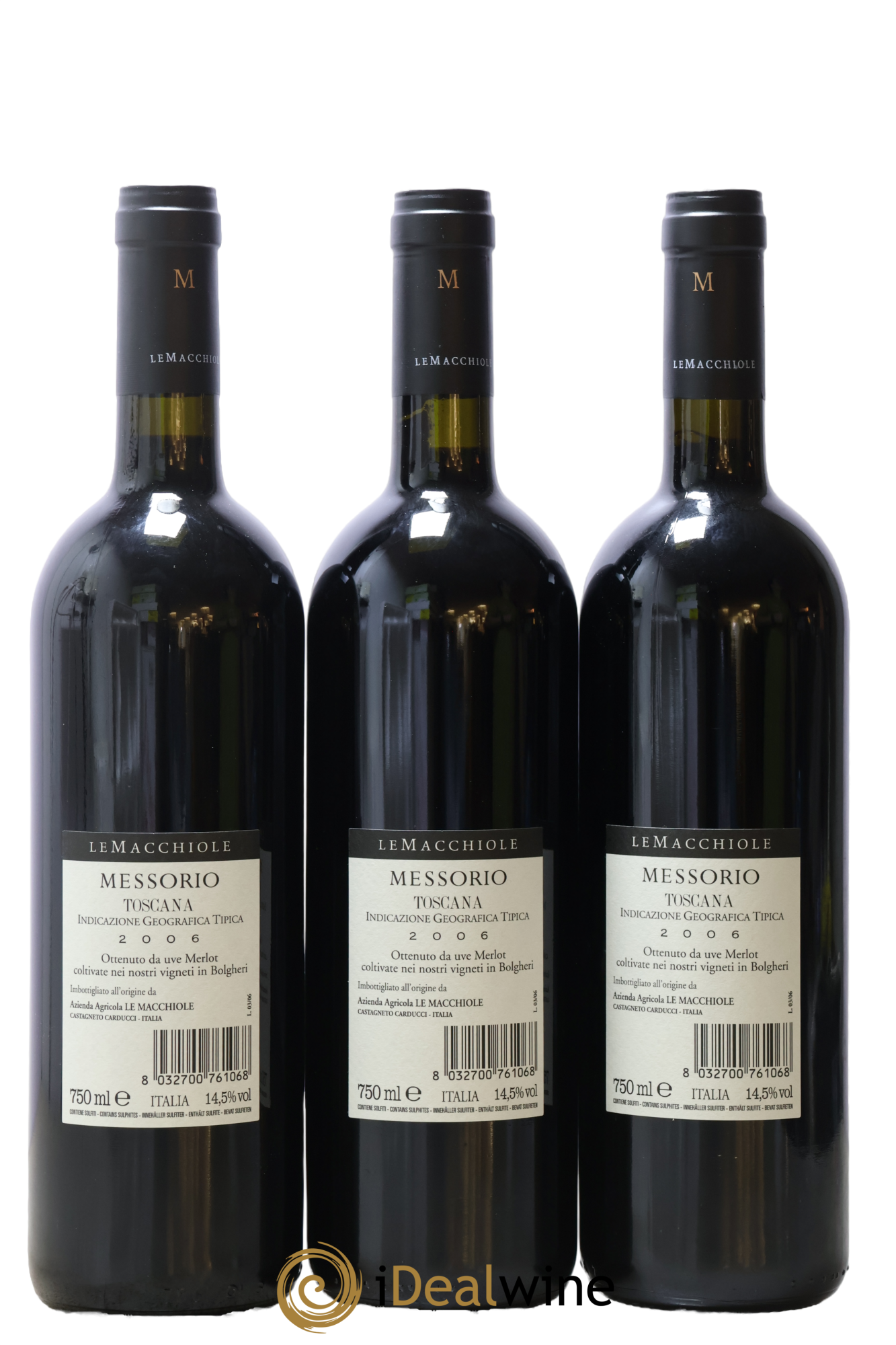 Toscana IGT Le Macchiole Messorio 2006 - Lot of 6 bottles - 2