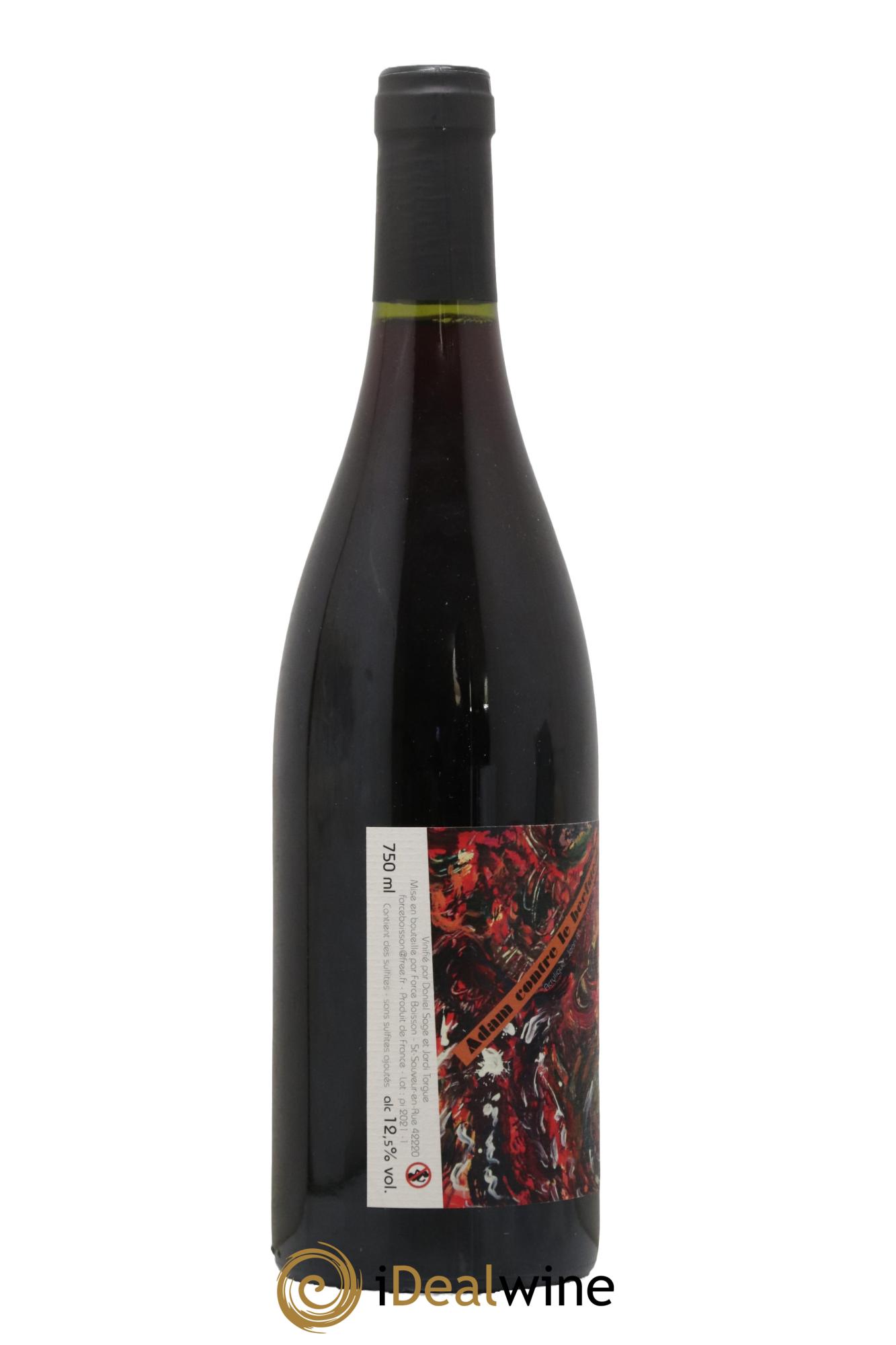 Vin de France Adam Contre le Beefsteak Daniel Sage 2020 - Lot de 1 bouteille - 1