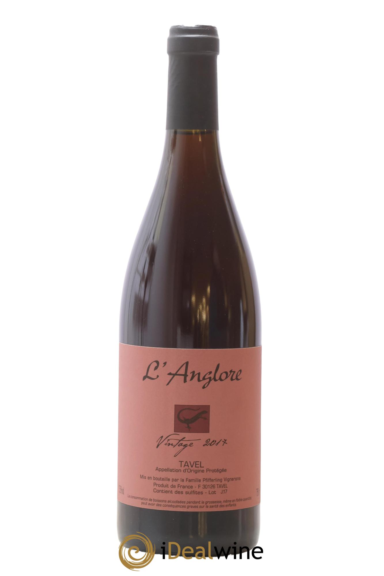 Tavel Vintage L'Anglore 2017 - Lotto di 1 bottiglia - 0