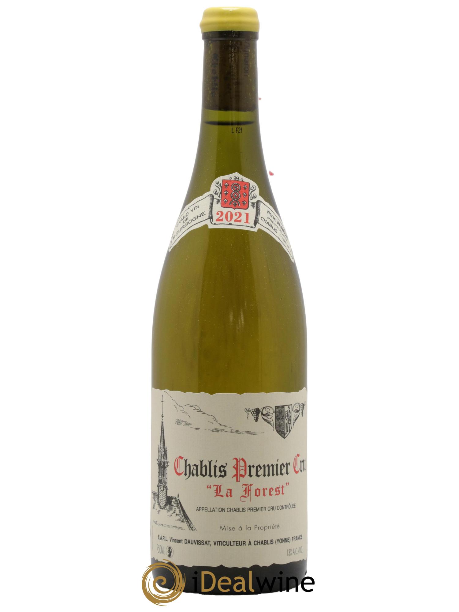 Chablis 1er Cru La Forest Vincent Dauvissat (Domaine) 2021 - Lot de 1 bouteille - 0