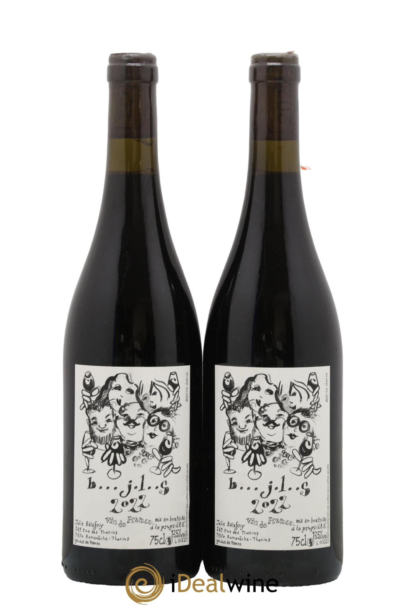 Vin de France BJLS Domaine Balagny 2022 - Lot de 2 bouteilles - 0