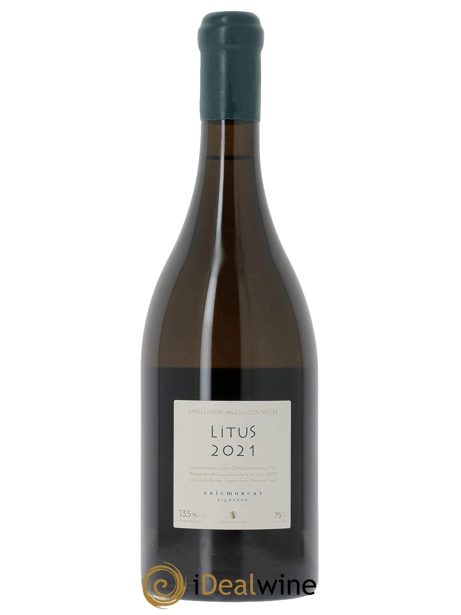 Anjou Litus Eric Morgat 2021 - Lot de 1 bouteille - 1
