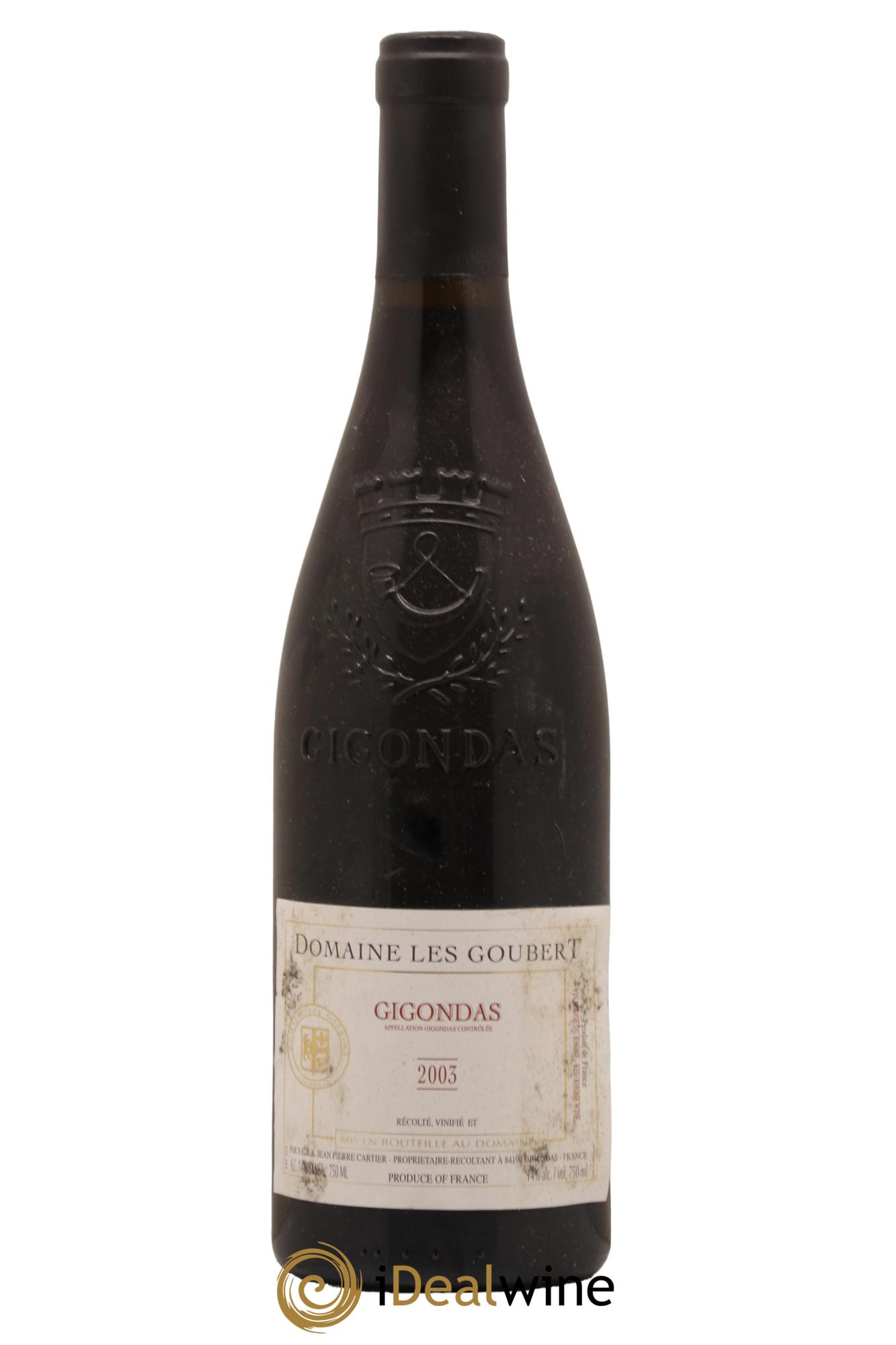 Gigondas Domaine Les Gouberts 2003 - Lot de 1 bouteille - 0