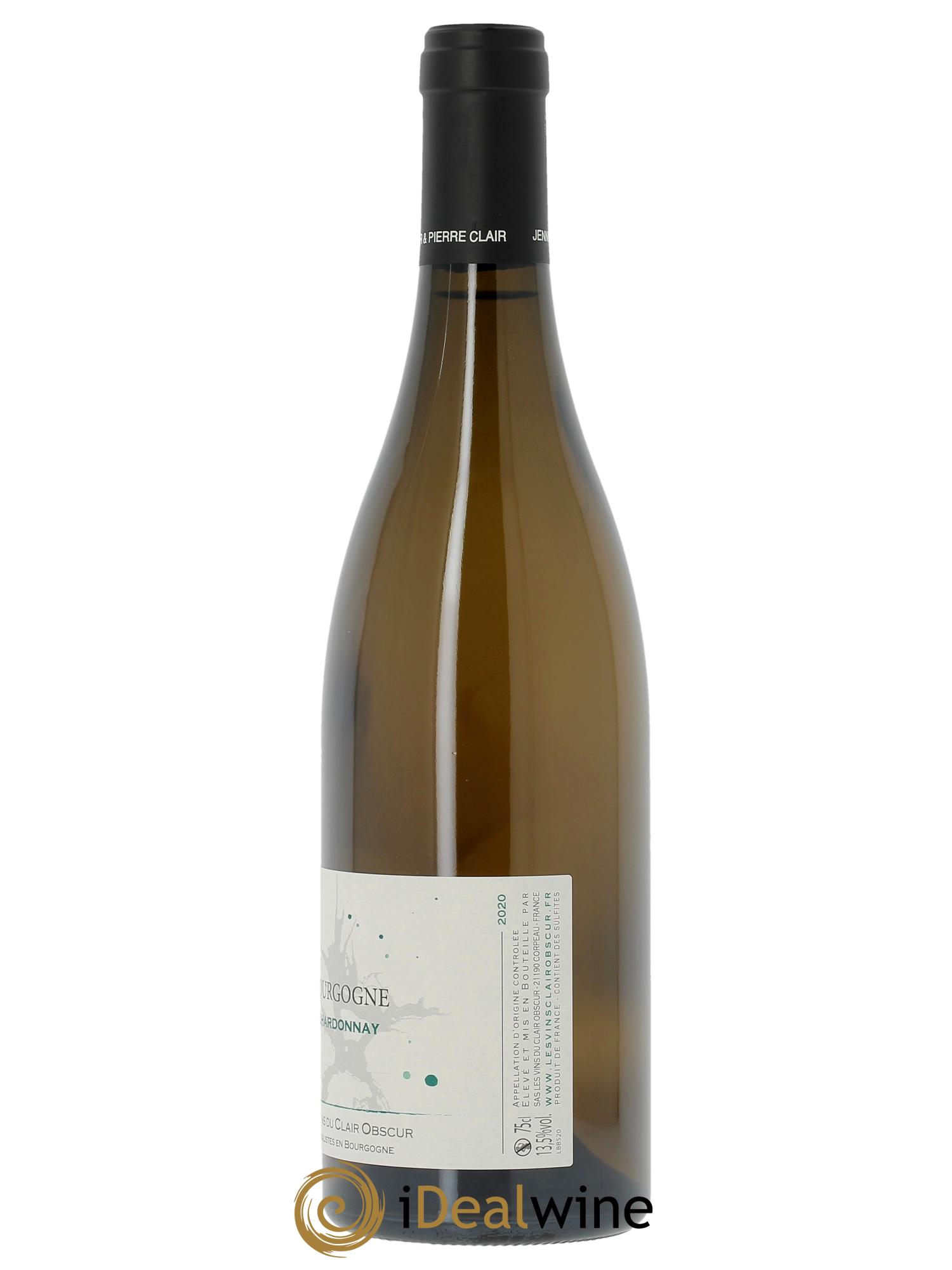 Bourgogne Chardonnay Domaine Clair Obscur  2020 - Lotto di 1 bottiglia - 1