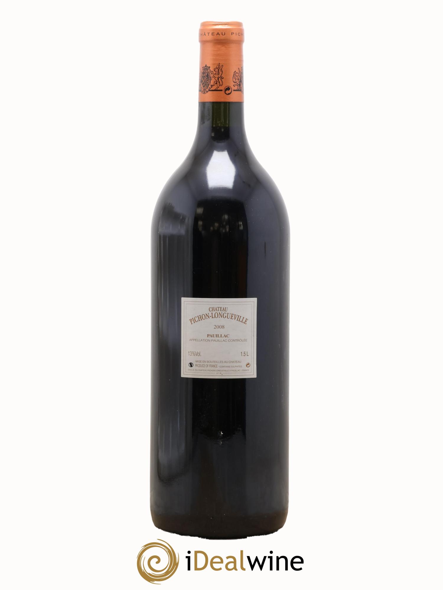Pichon Longueville Baron 2ème Grand Cru Classé 2008 - Lot of 1 magnum - 1
