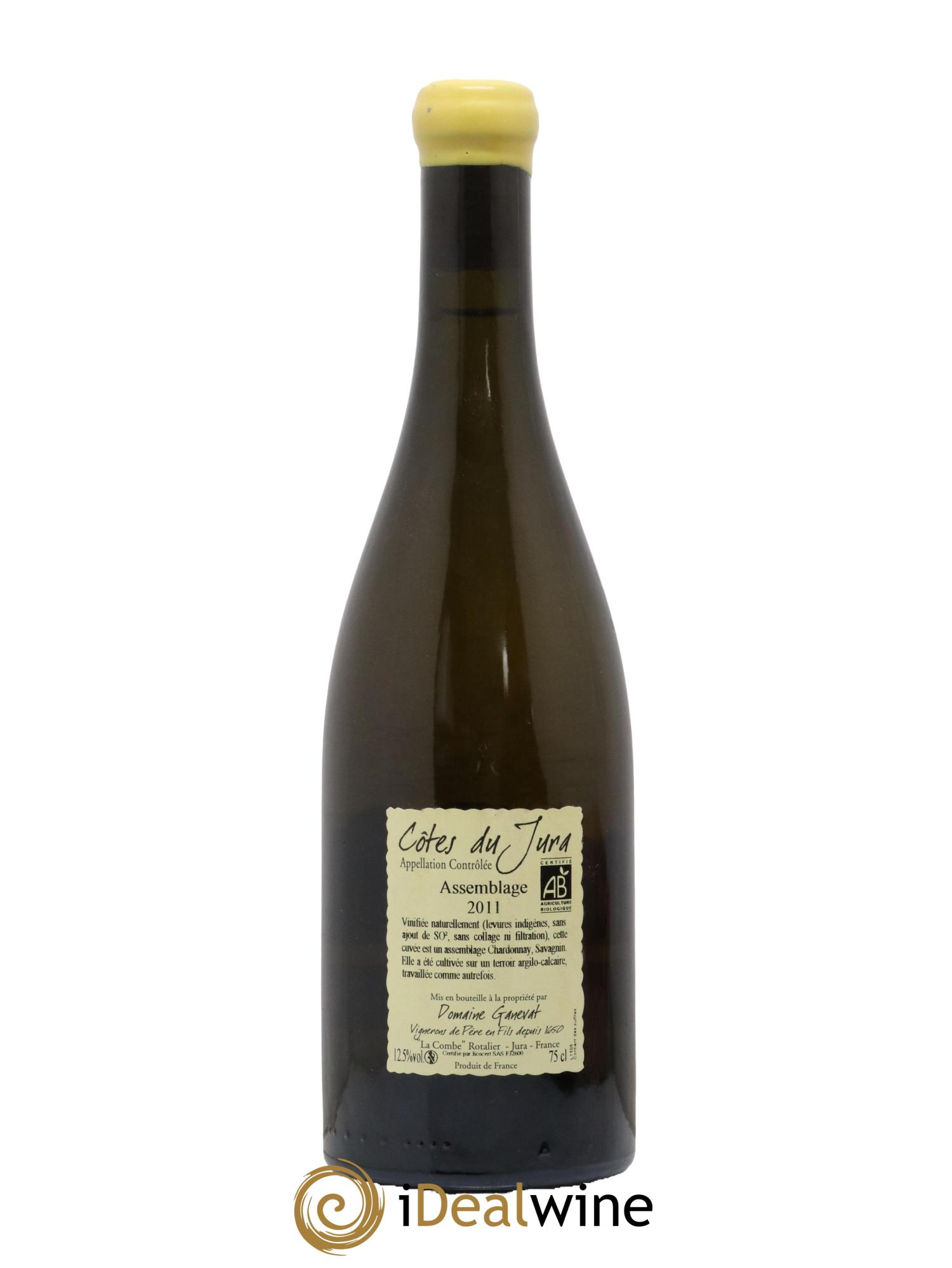 Côtes du Jura Cuvée Orégane Jean-François Ganevat (Domaine) 2011 - Lot de 1 bouteille - 1